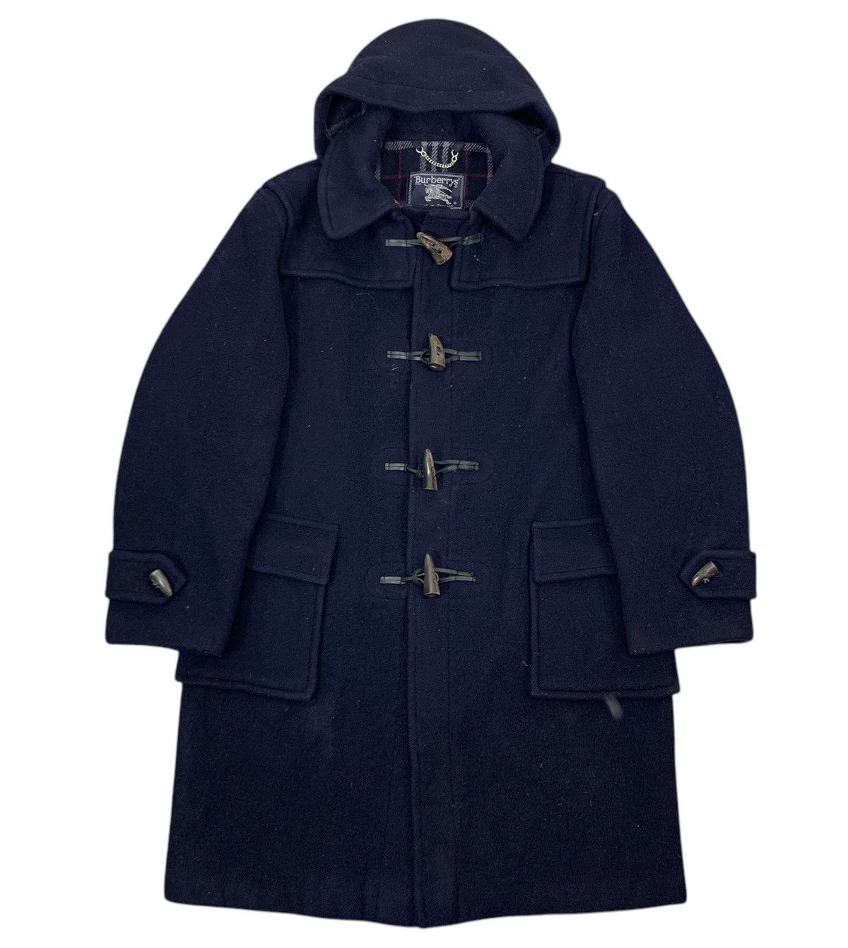 Burberry × Burberry Prorsum VINTAGE BURBERRYS OF LONDON TARTAN DUFFLE COAT Size US M / EU 48-50 / 2 - 5 Thumbnail