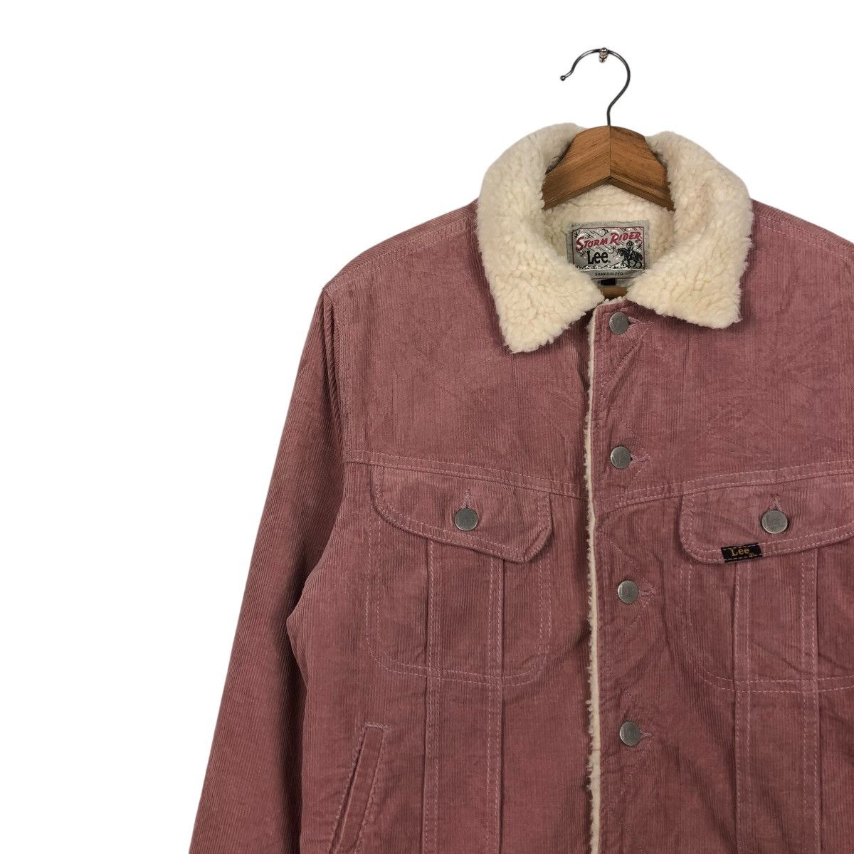 Japanese Brand 🔥VTG BIKER TRUCKER JACKET SHERPA LINING LEE STORM RIDER Size US M / EU 48-50 / 2 - 9 Thumbnail