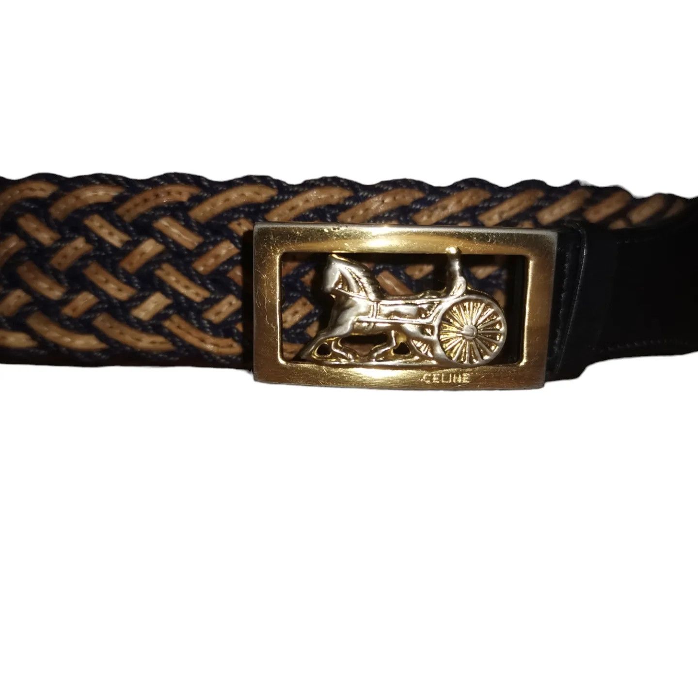 Celine × Vintage celine horse carriage 70's 80s era belt vintage rare design Size ONE SIZE - 8 Thumbnail