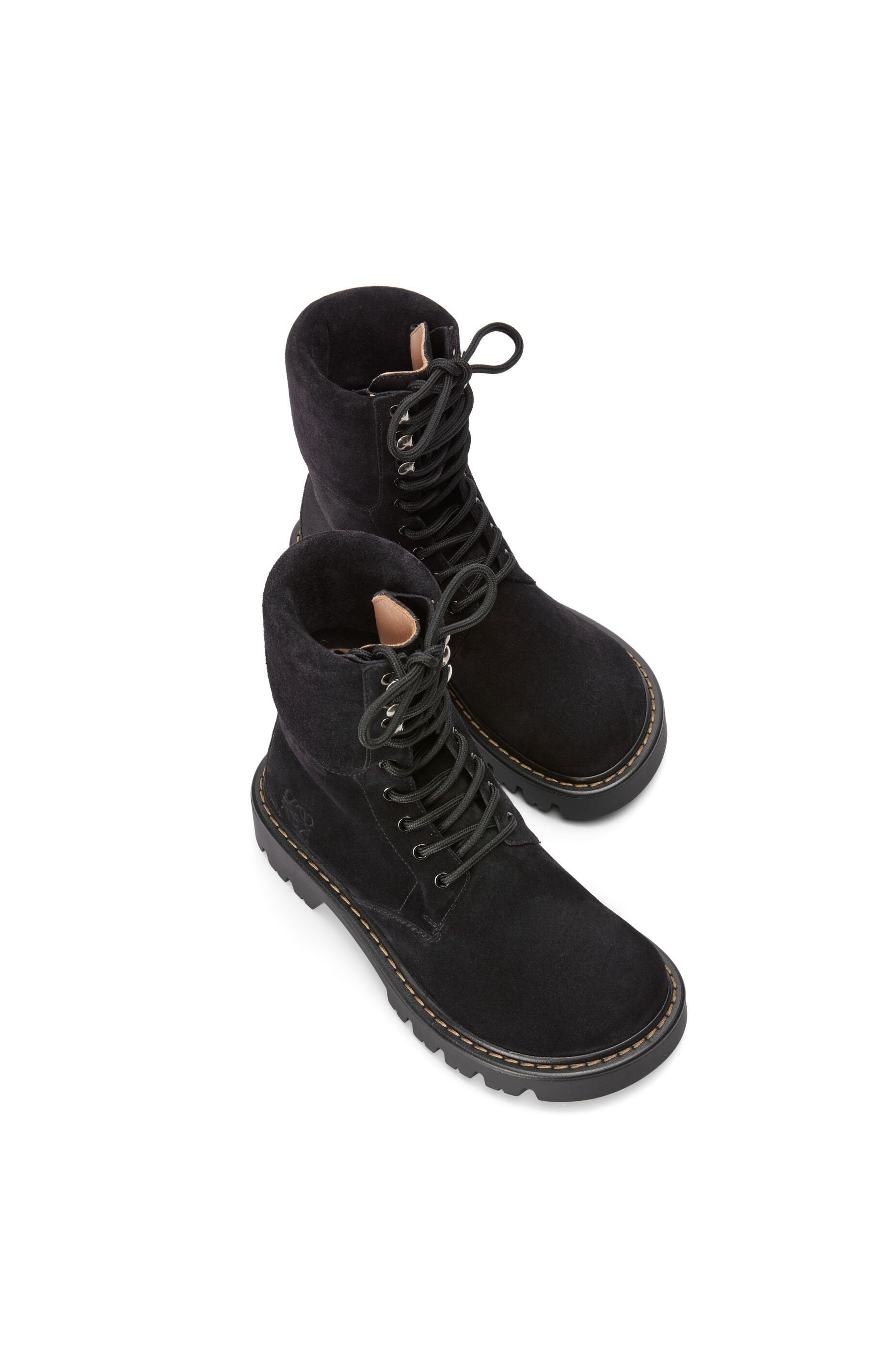 Loewe o1in1g0426 Sierra Combat Boots in Black Size US 9 / IT 39 - 4 Thumbnail