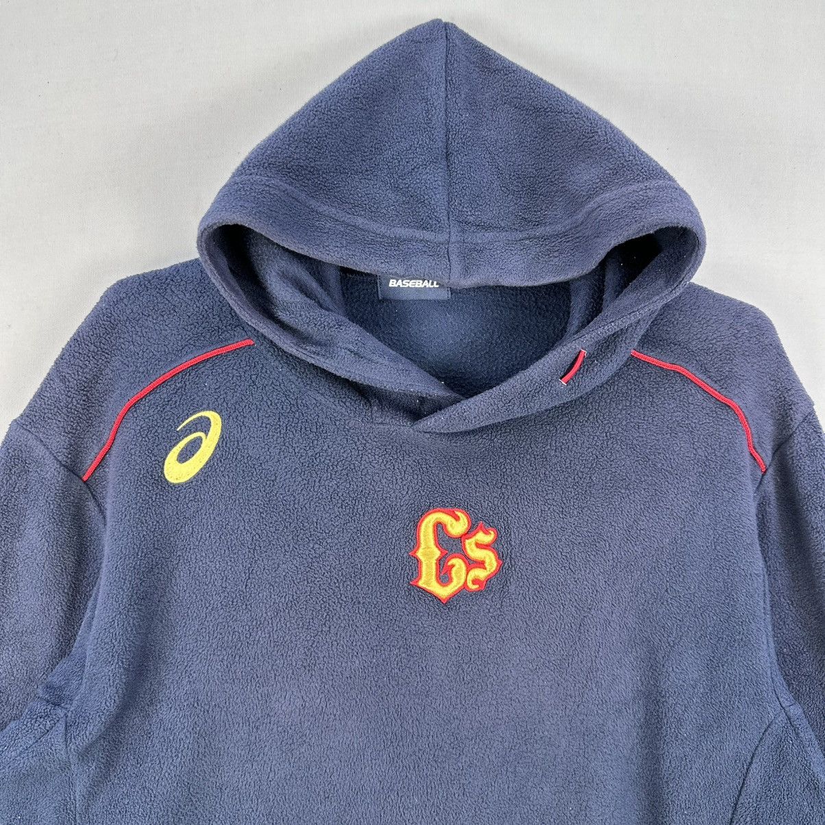 Asics Vintage Asics Baseball Fleece Sweater Pullover Size US XL / EU 56 / 4 - 7 Thumbnail