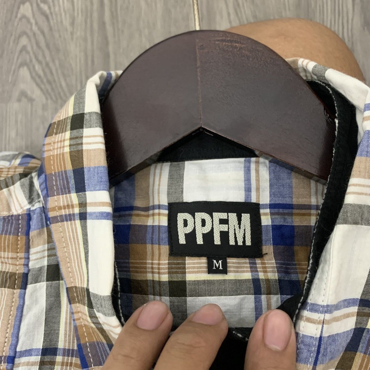 PPFM 2000s PPFM Double Layer Plaid Shirt Size US M / EU 48-50 / 2 - 5 Thumbnail