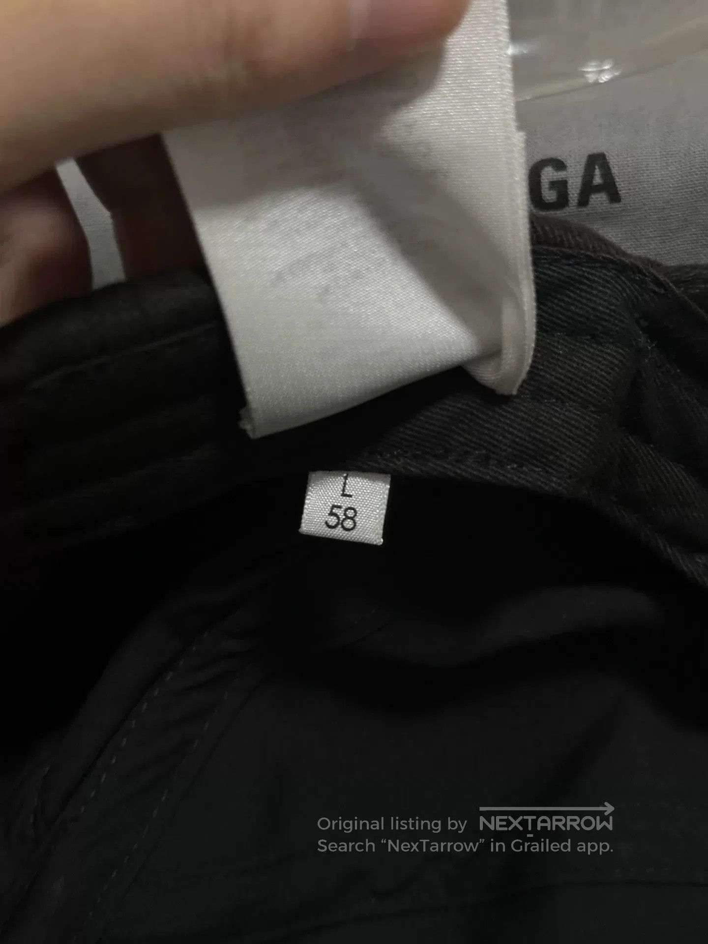 Balenciaga balenciaga logo embroidered black baseball cap. Size ONE SIZE - 5 Thumbnail