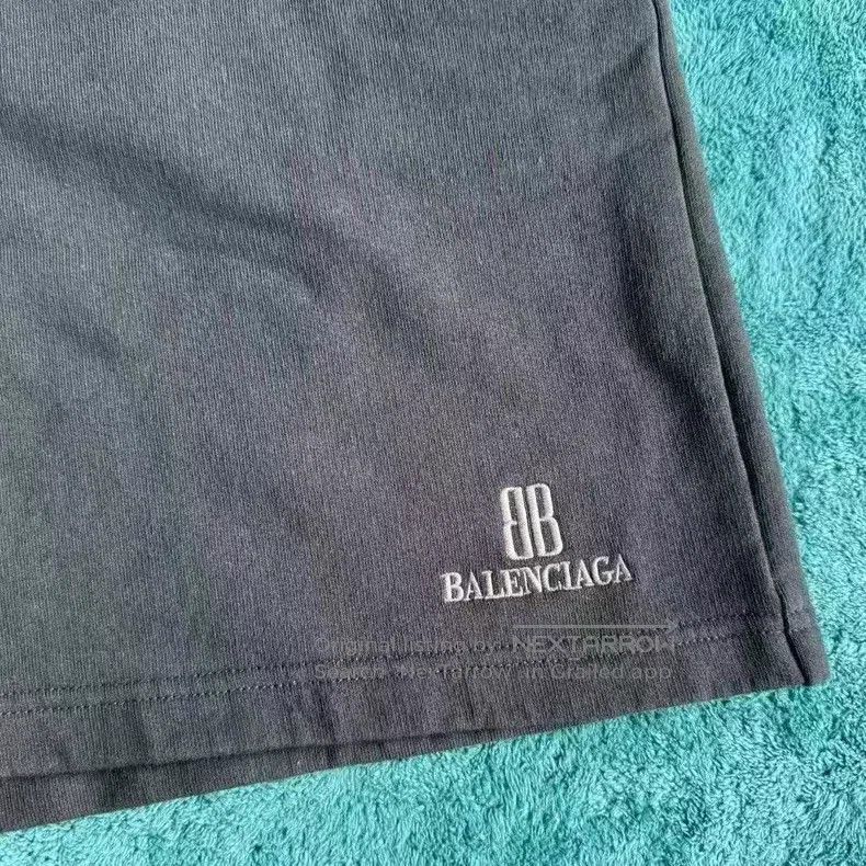 Balenciaga Balenciaga size S Embroidered Logo BB Letter Shorts Size US 27 - 3 Thumbnail