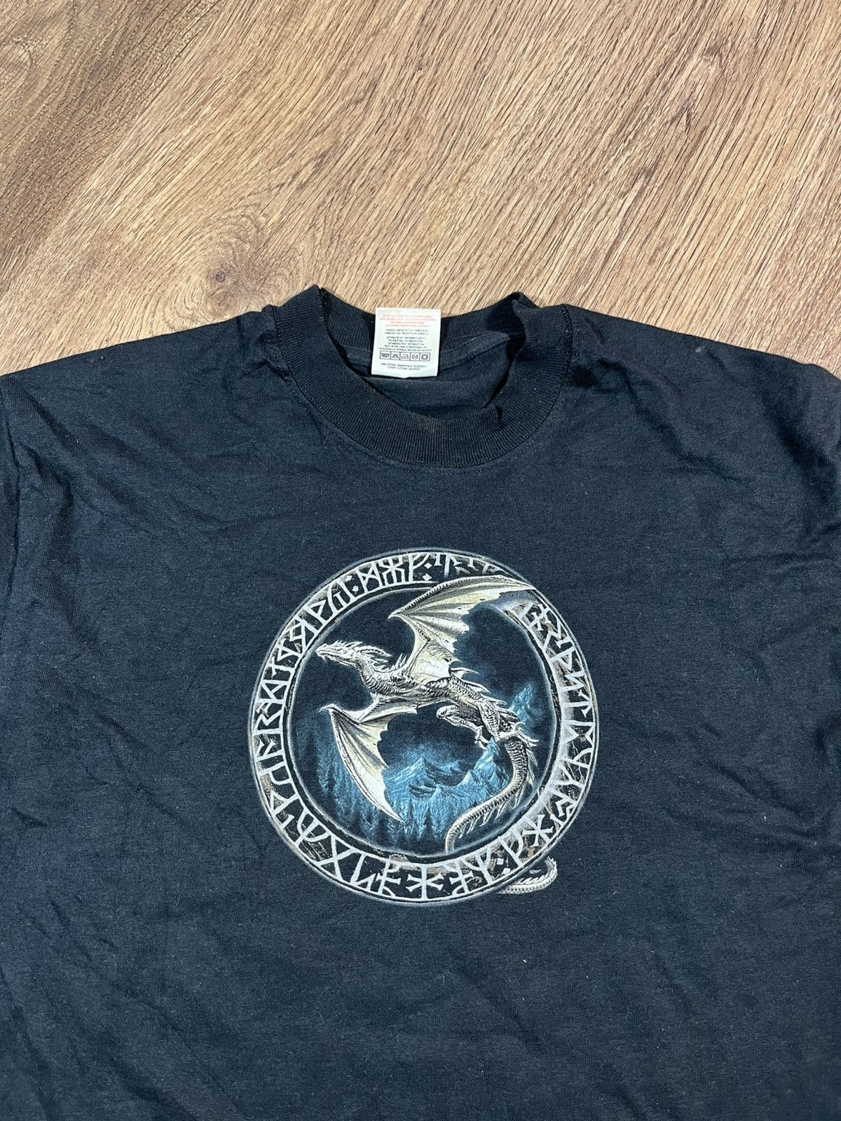 Band Tees Vintage Alchemy Gothic Dragon Graphic Print T Shirt Size US M / EU 48-50 / 2 - 3 Thumbnail
