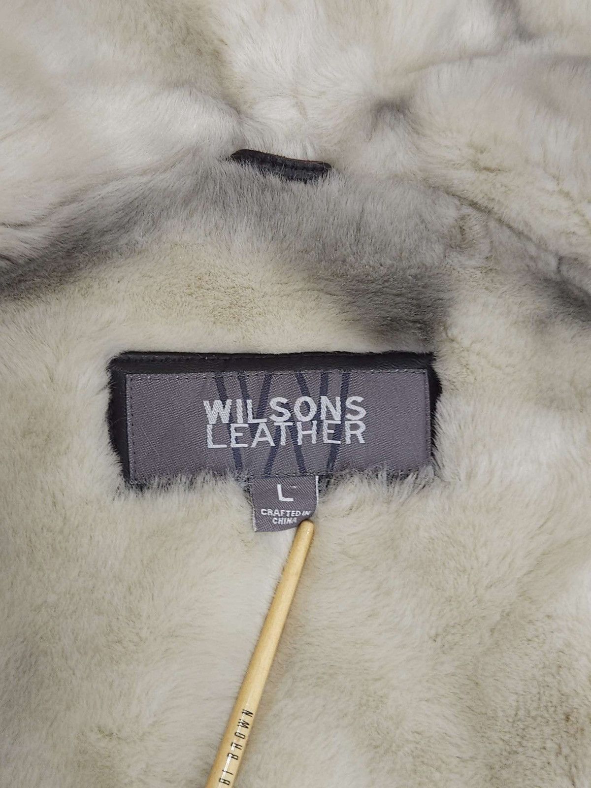 Vintage × Wilsons Leather Genuine Leather Oversized Hooded Coat & Faux Fur By Wilsons. Size L / US 10 / IT 46 - 17 Thumbnail