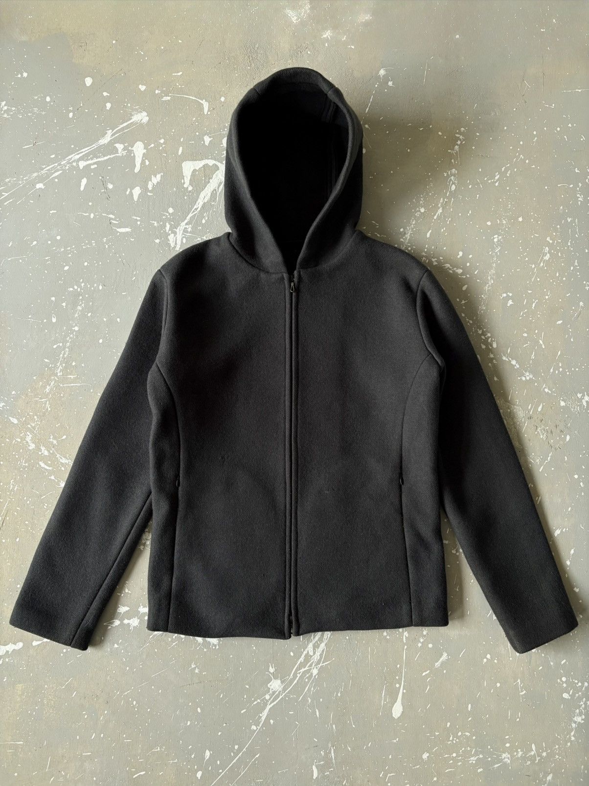 RIPVANWINKLE RIPVANWRINKLE Wool Dark Grey Zip-up Hoodie Sweatshirt Size US S / EU 44-46 / 1 - 1 Thumbnail