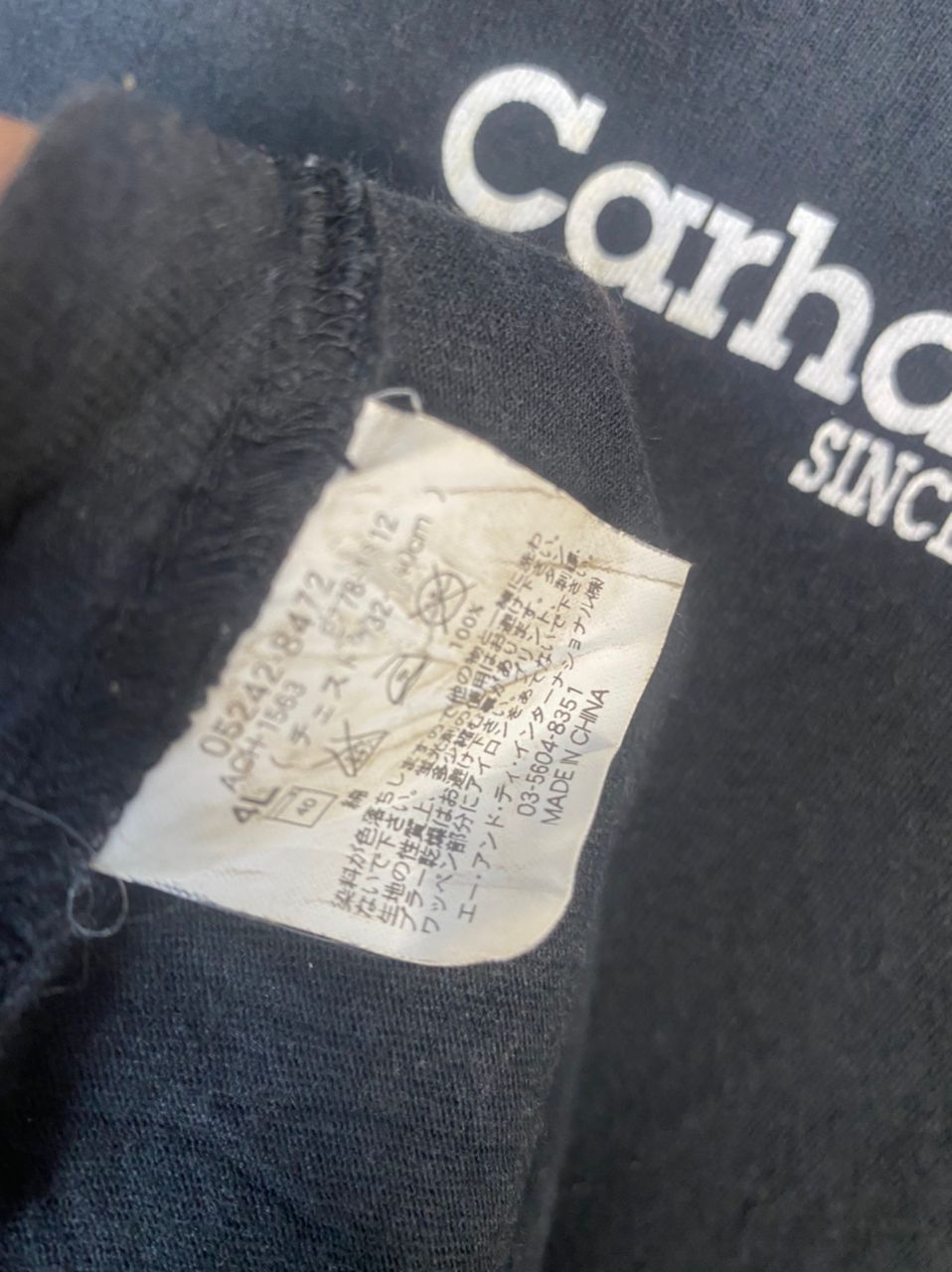Carhartt Carhartt big printed black tshirt Size US XXL / EU 58 / 5 - 5 Thumbnail