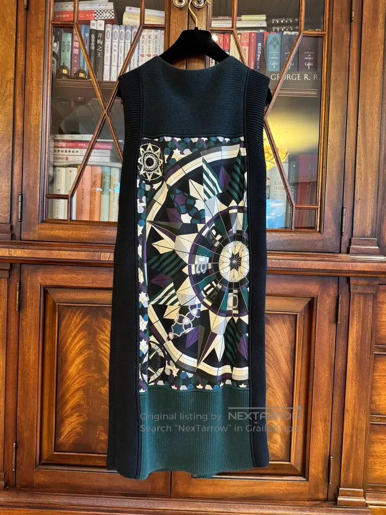 Hermes Hermes Printed Sleeveless Maxi Dress Size XS / US 0-2 / IT 36-38 - 2 Thumbnail