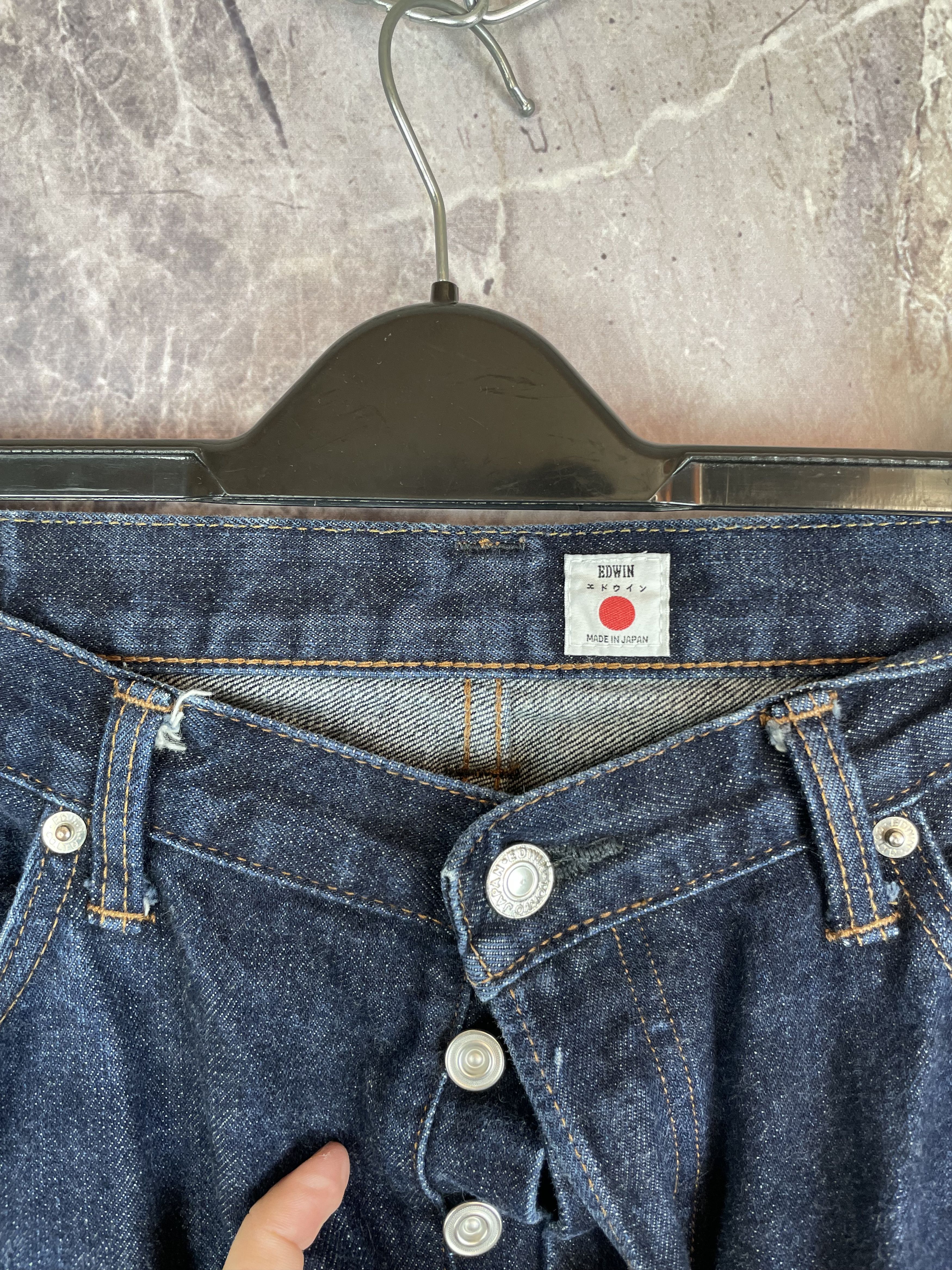 Edwin Edwin Jeans Selvage Denim Made in Japan Size US 34 / EU 50 - 8 Thumbnail