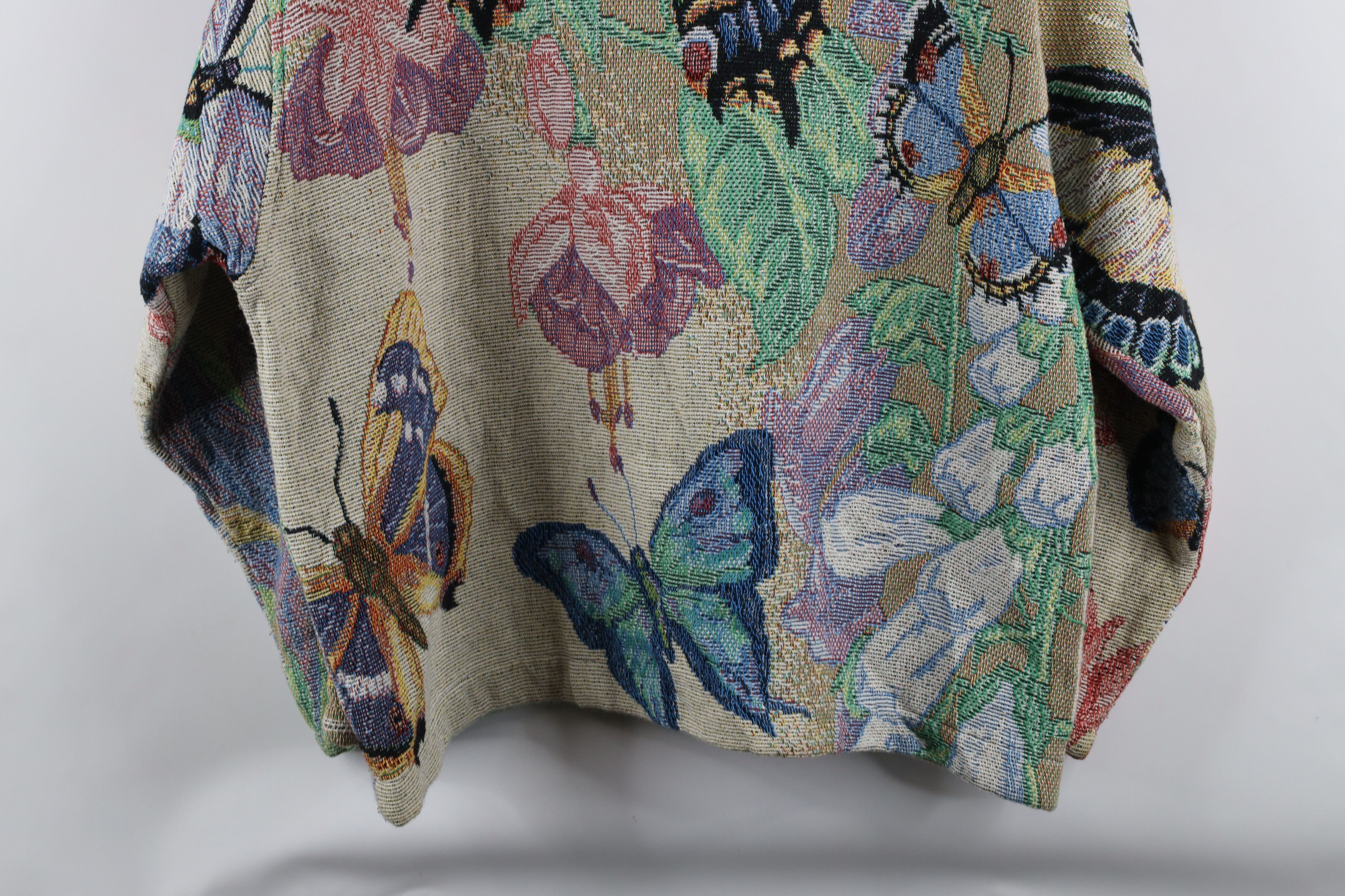 Vintage Vintage 90s Streetwear Flower Butterfly Cardigan Jacket USA Size L / US 10 / IT 46 - 15 Thumbnail