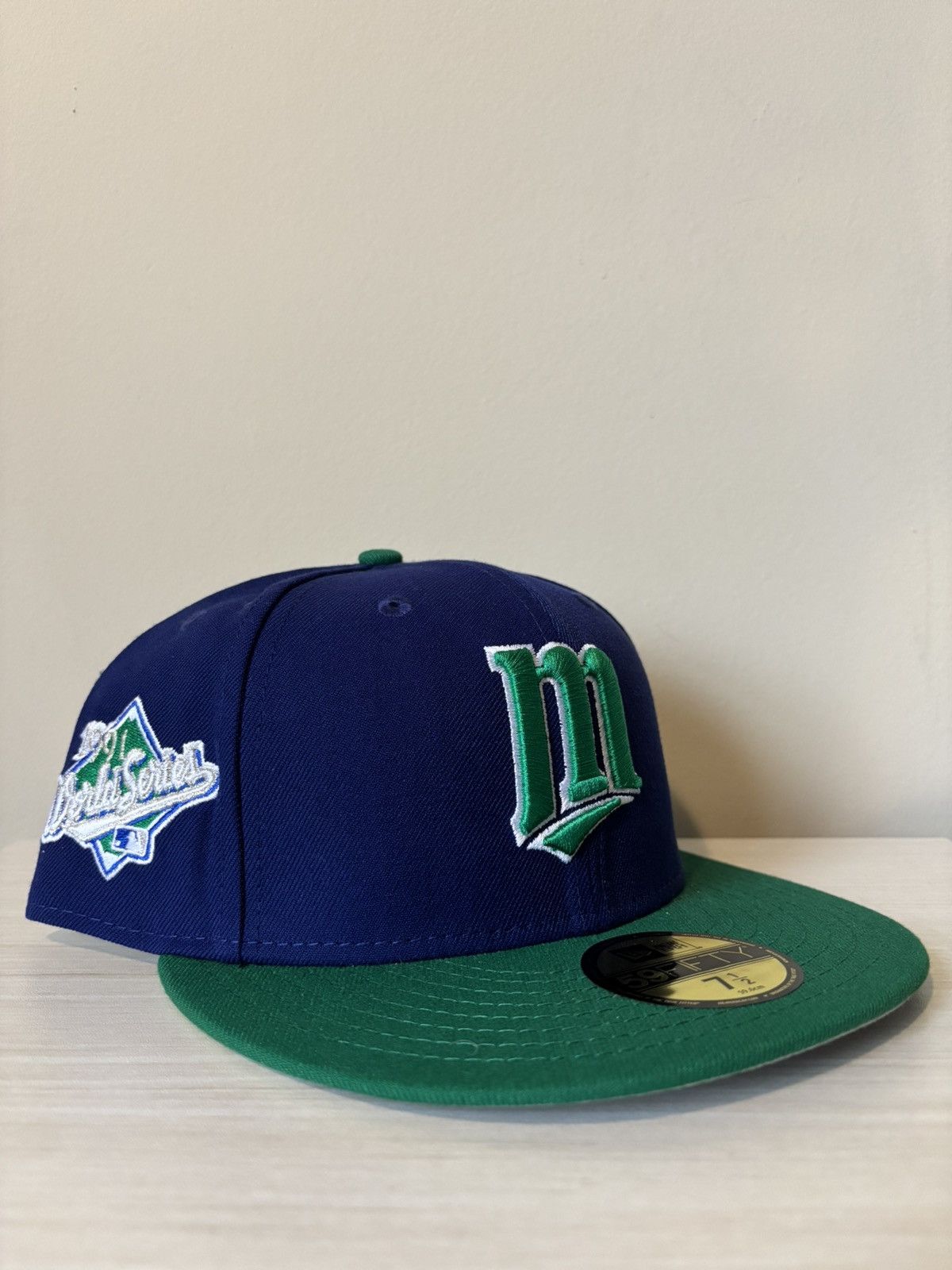 Hat Club Minnesota Twins Fitted Size 7 1/2 HatClub Crossover Size ONE SIZE - 1 Thumbnail