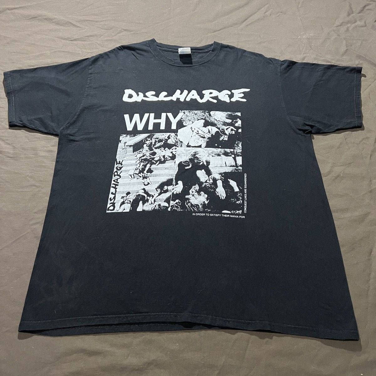 Band Tees Vintage Y2K Discharge Hardcore Punk Band Promo Tee XL Size US XL / EU 56 / 4 - 2 Thumbnail