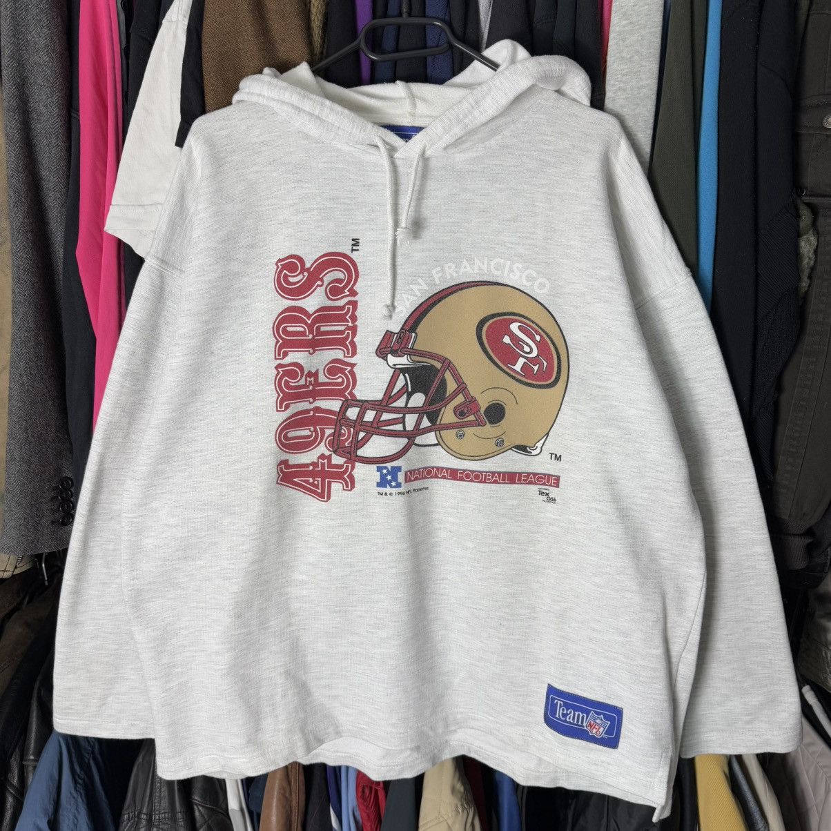 NFL × Vintage Vintage San Francisco 49ers 1996 NFL Hoodie Loose Fit 90s Size US L / EU 52-54 / 3 - 1 Thumbnail