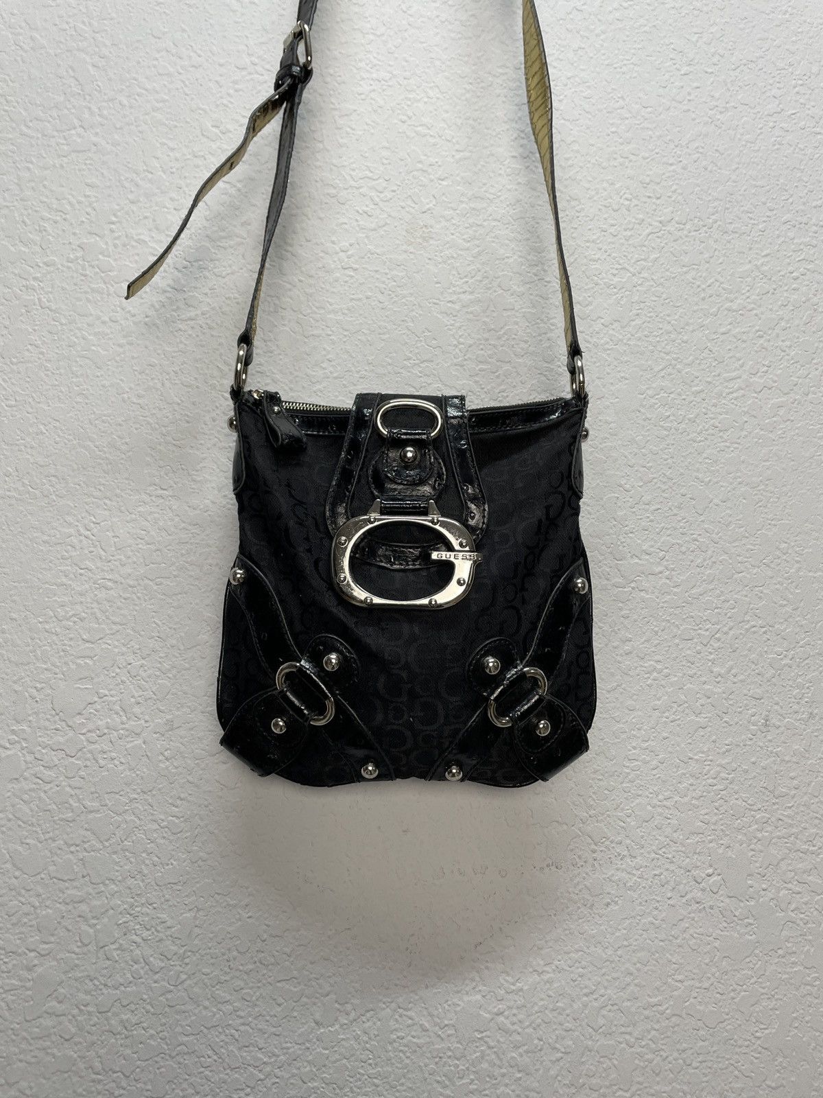 Guess × Vintage Rare🔥🔥 Y2K Vintage GUESS Baguette Shoulder Bag Denim Size ONE SIZE - 8 Thumbnail