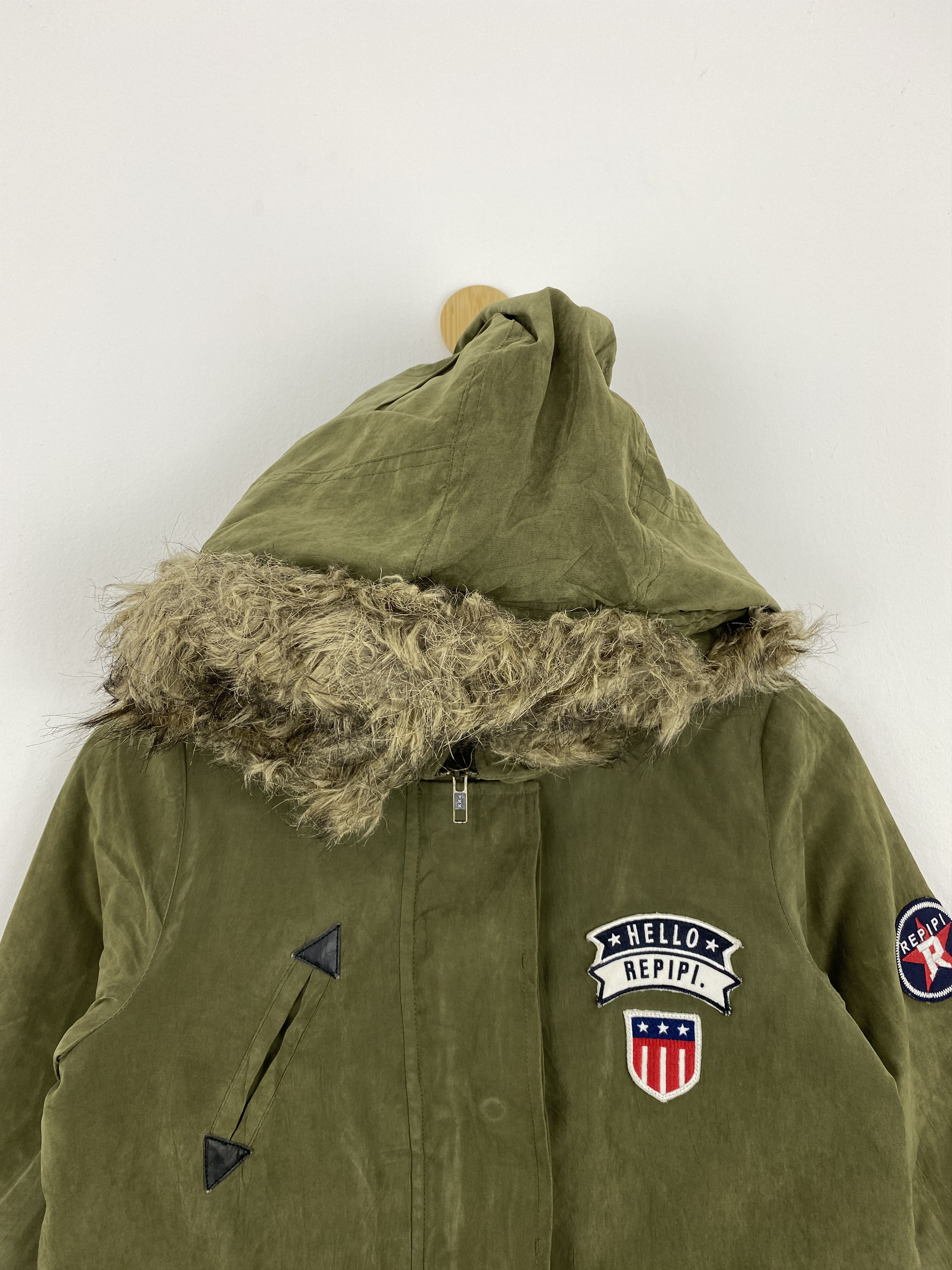 Japanese Brand × Vintage Vintage Repipi Armario Military Style Parka Jacket Size US XS / EU 42 / 0 - 2 Thumbnail