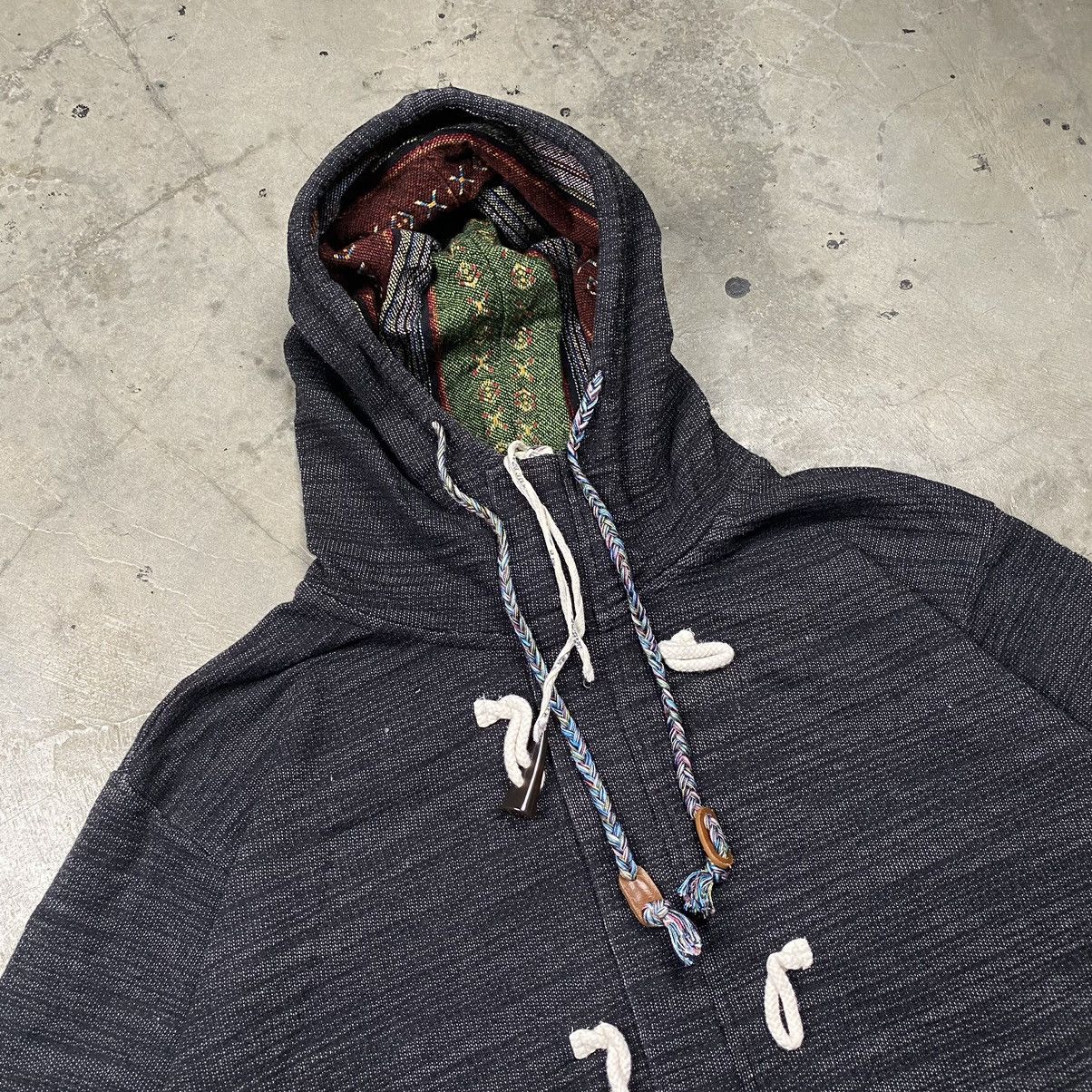 Japanese Brand × Native y2k PowerToPeople Native Navajo Duffle Hoodie Size US M / EU 48-50 / 2 - 4 Thumbnail