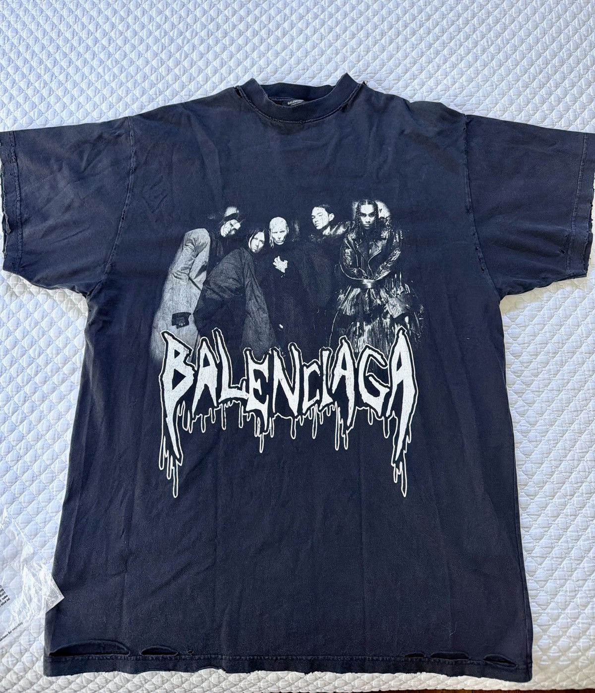Balenciaga Balenciaga Black Couture Tee | Grailed