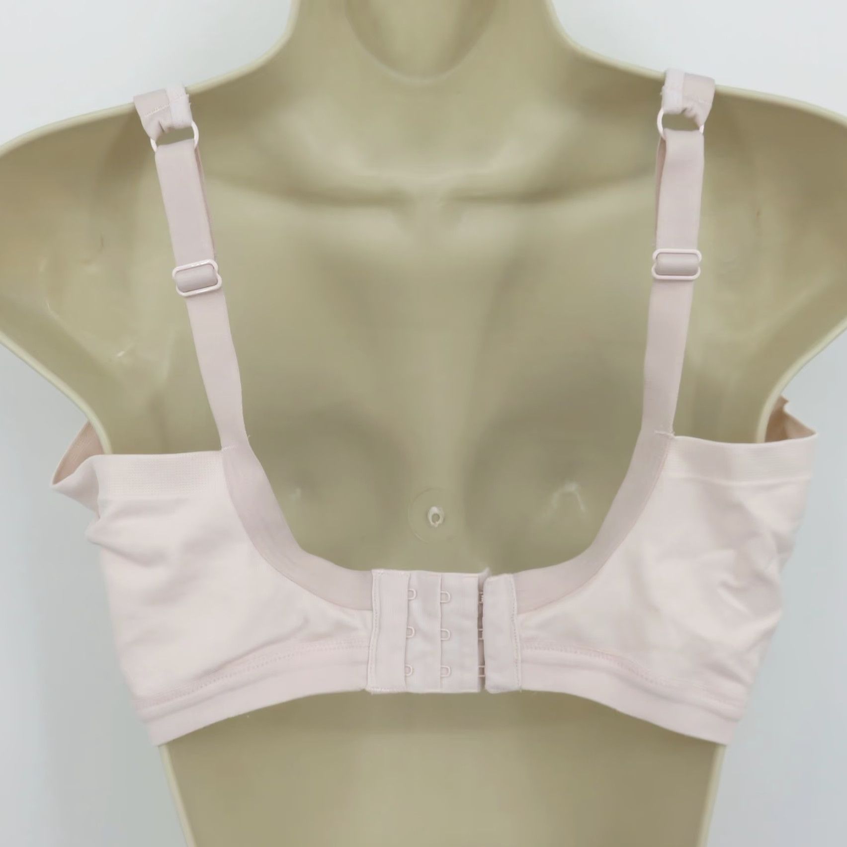 Vintage Olga Bra XL Women Wireless Seamless Smoothing Easy Does It Pink T-Shirt Bra Size ONE SIZE - 6 Thumbnail