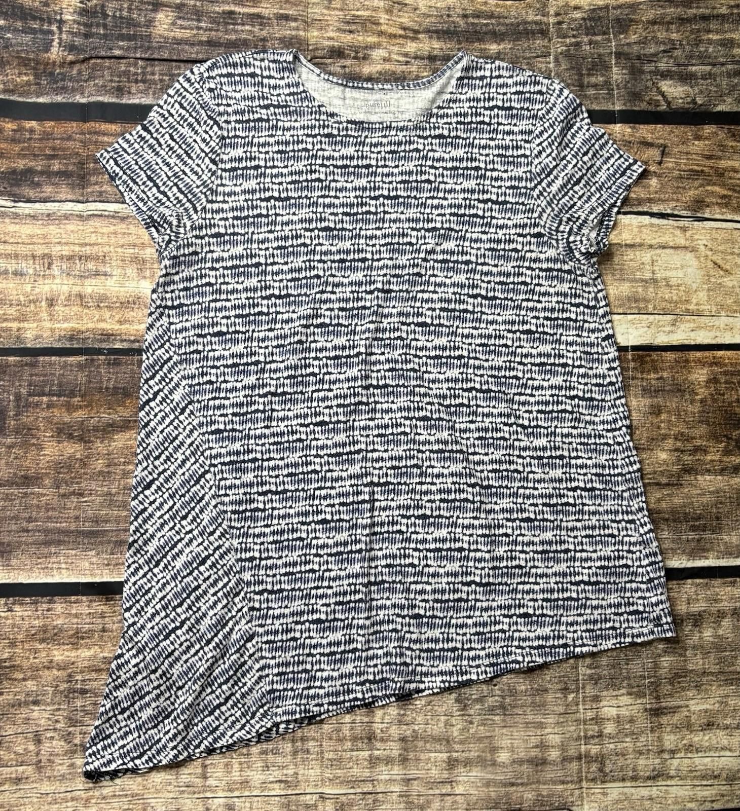 Other J. Jill Pure Jill Top Women S PJ Seamed Asymmetric Tee Linen Size S / US 4 / IT 40 - 1 Thumbnail
