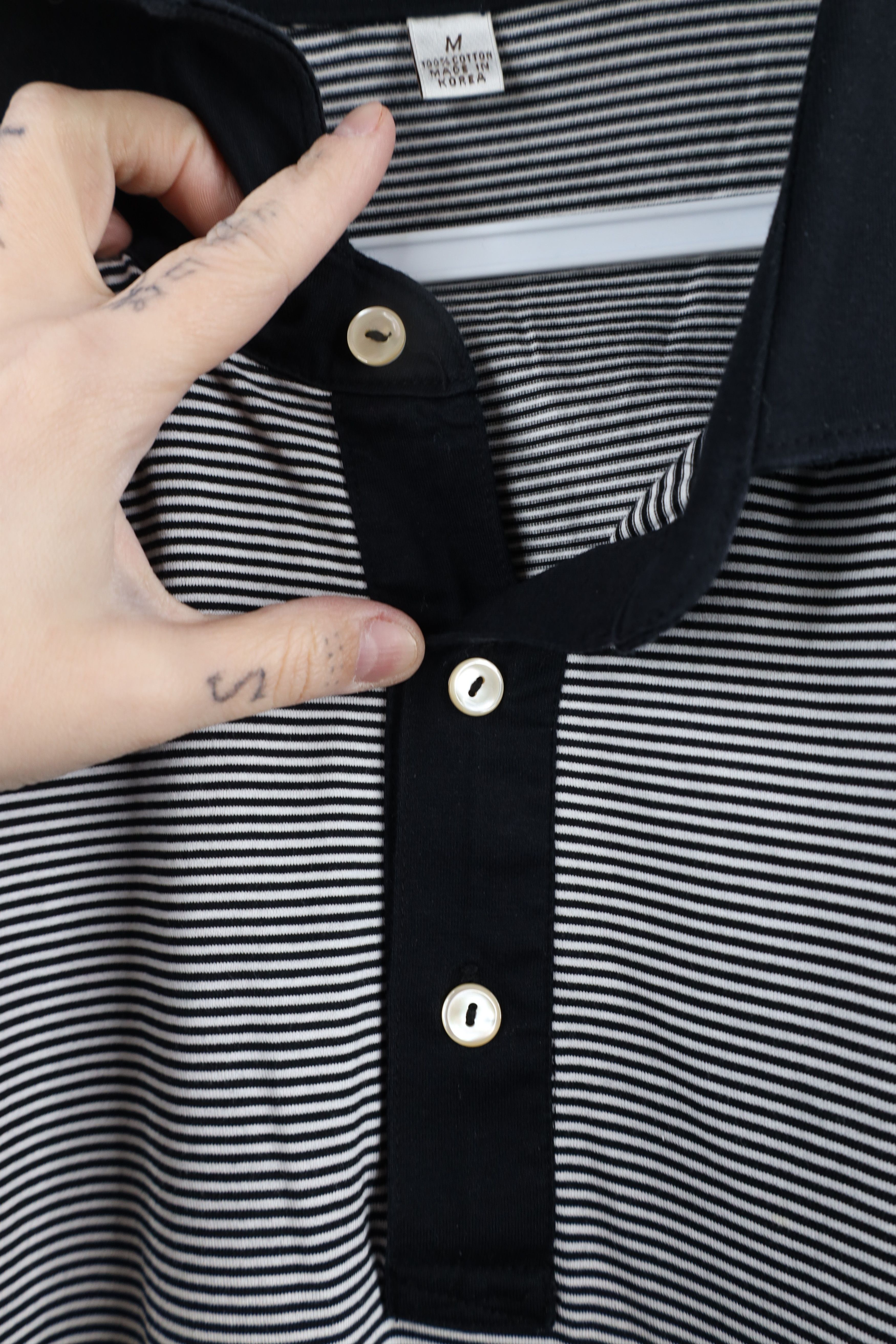 Peter Millar × Vintage Peter Millar Striped Cotton Knit Collared Golf Polo Shirt Size US M / EU 48-50 / 2 - 6 Thumbnail