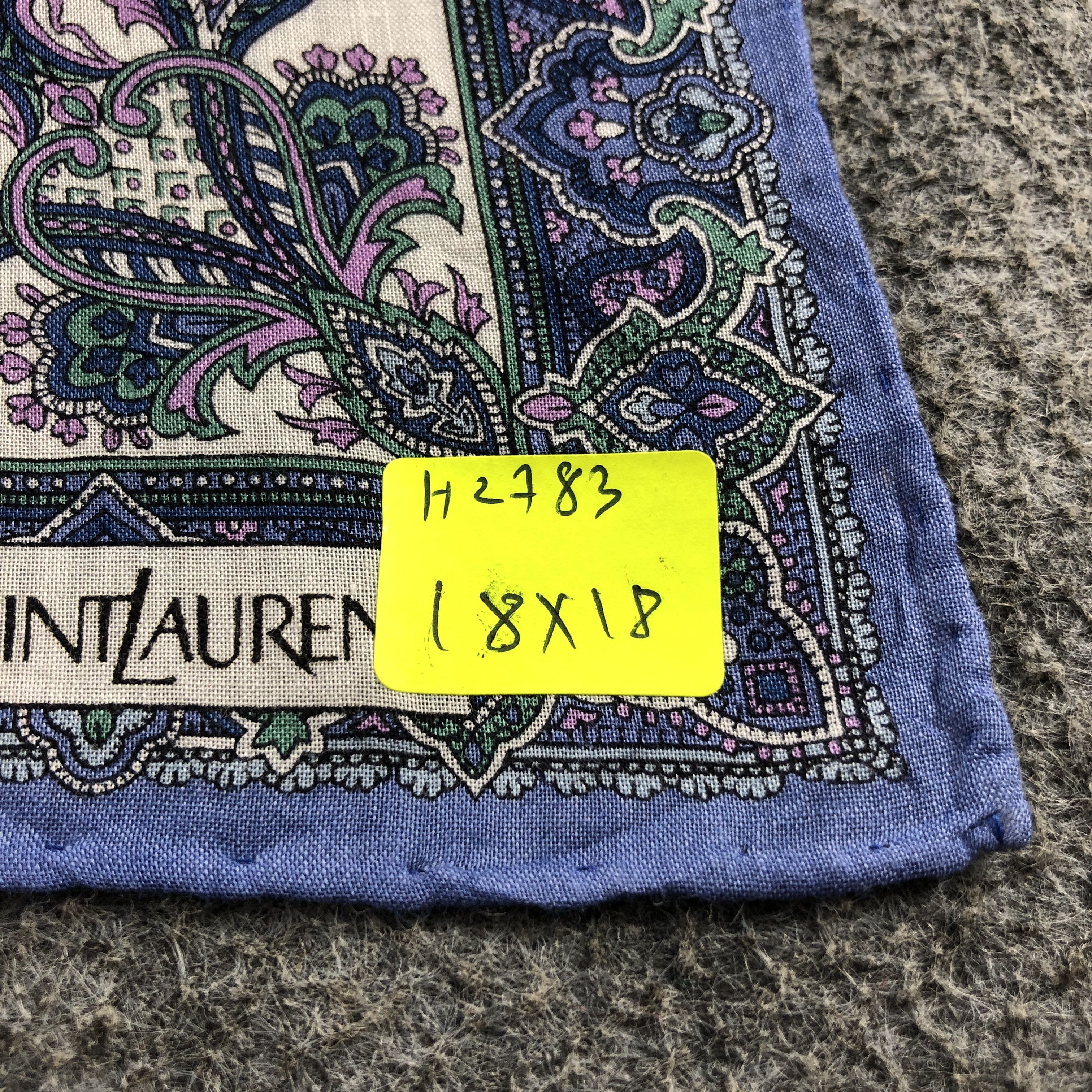 Yves Saint Laurent Yves Saint Laurent Handkerchief Neckerchief Bandana H2783 Size ONE SIZE - 6 Thumbnail