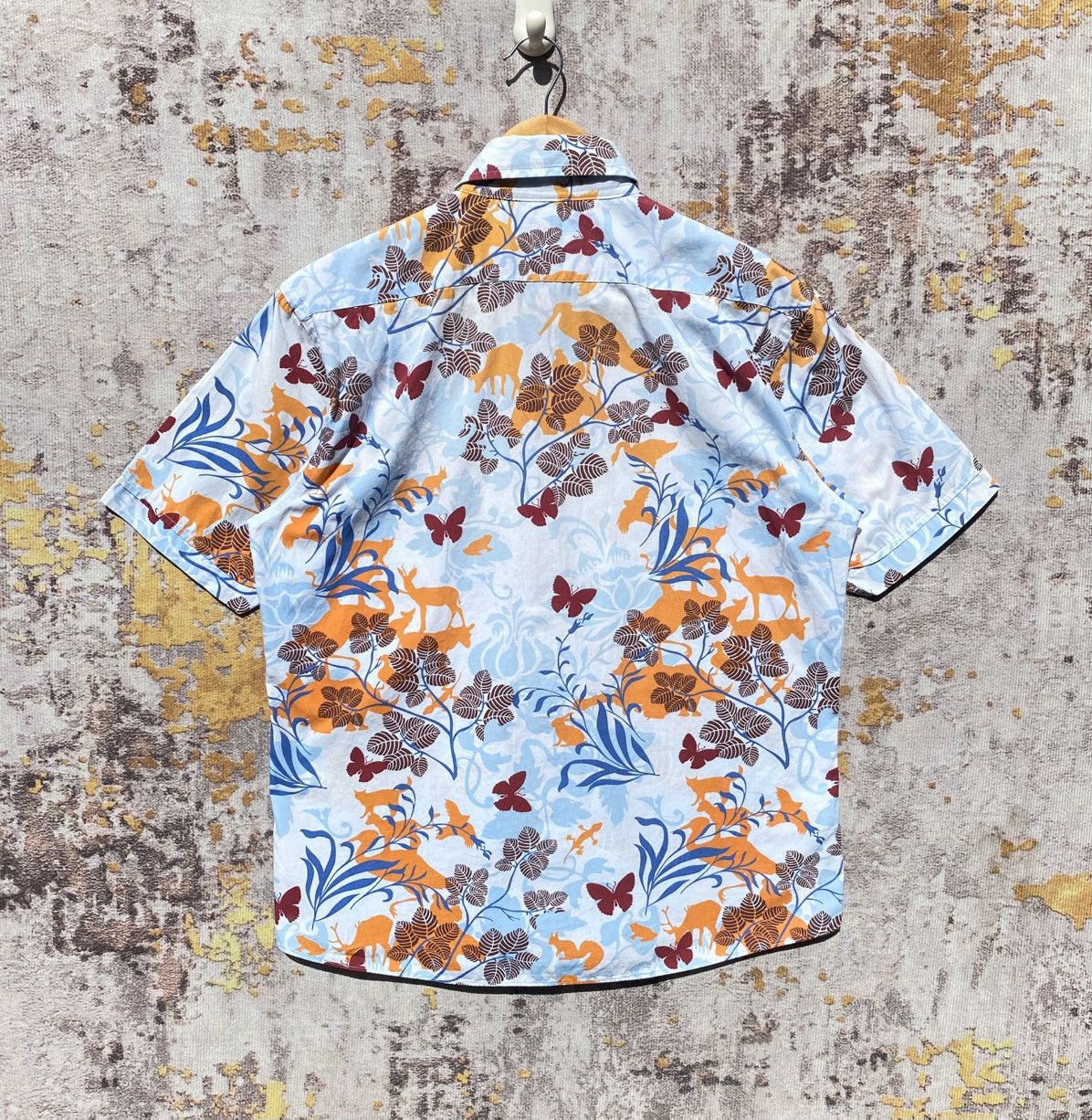 Burberry Burberry Black Label Floral Shirt Burberry Luxury Brand Size US S / EU 44-46 / 1 - 2 Thumbnail