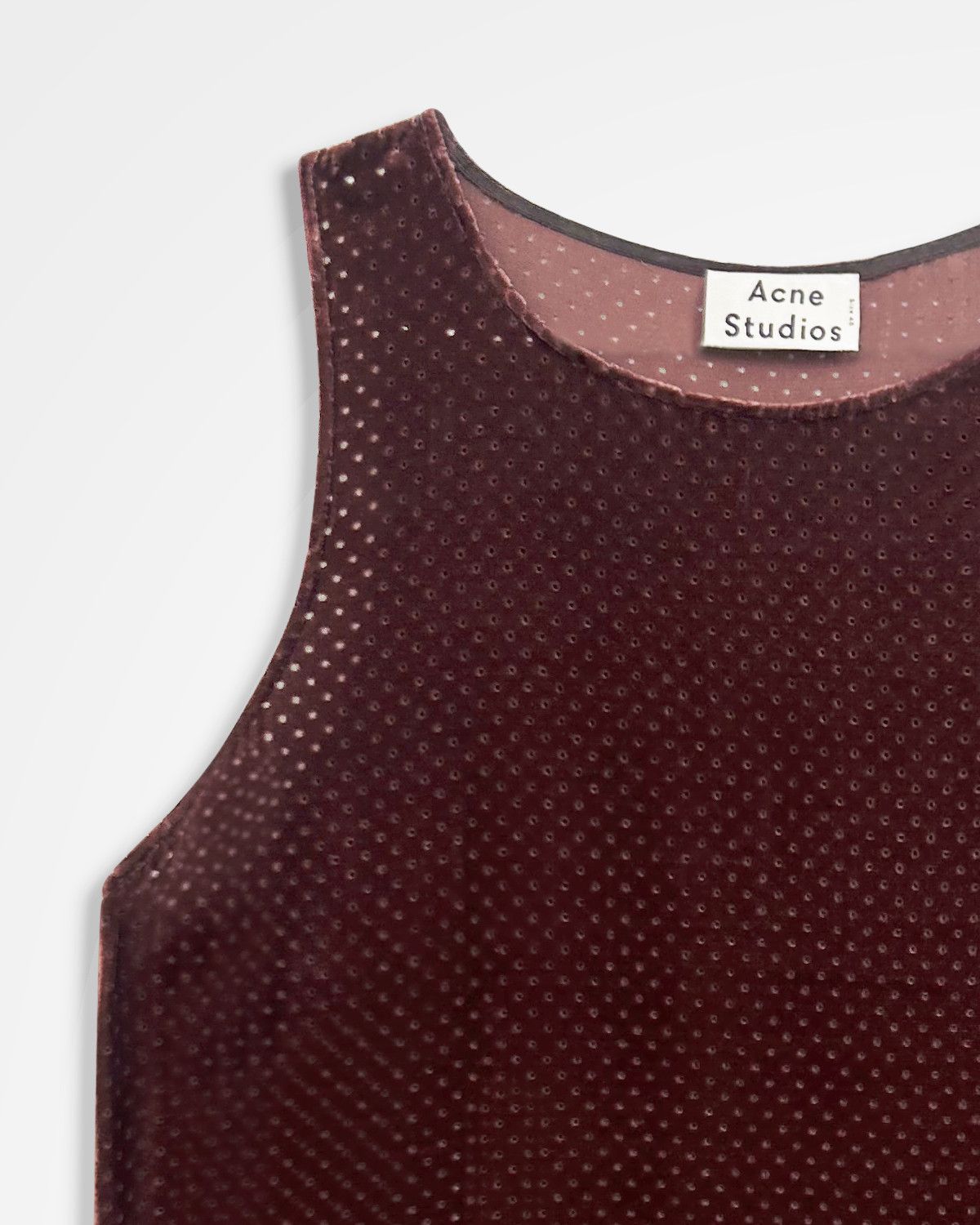 Acne Studios Acne Studios, SS16 Velvet Sim Tank Size US M / EU 48-50 / 2 - 3 Thumbnail