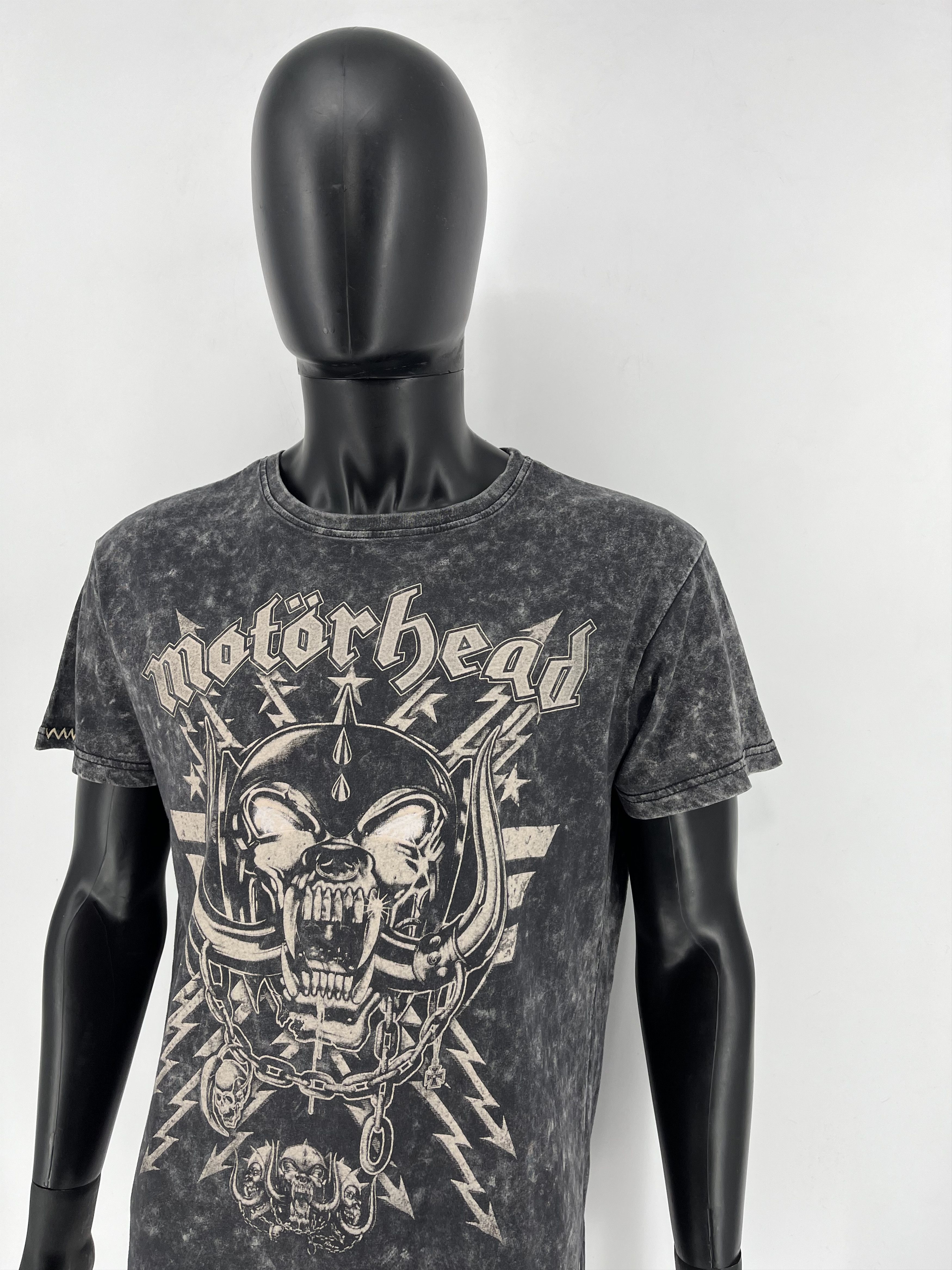 Band Tees Vintage Y2K Motörhead Band Rock Humor T-shirt Streetwear 90s Size US L / EU 52-54 / 3 - 5 Thumbnail