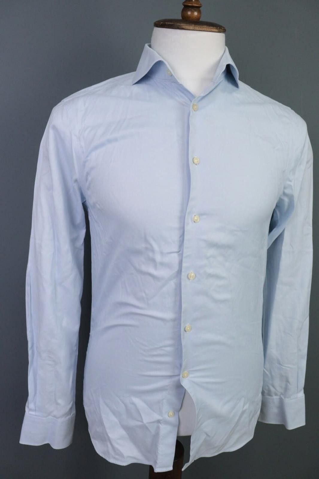 Suitsupply SuitSupply Traveller Bloue Button Down Shirt Size 38 / 15 Size US M / EU 48-50 / 2 - 5 Thumbnail