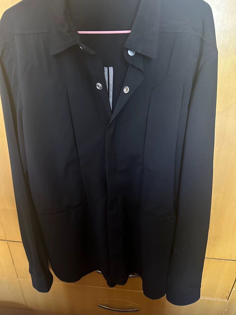 Rick Owens Rick Owens Black Wool Shirt Jacket - dmc Size US L / EU 52-54 / 3 - 1 Thumbnail