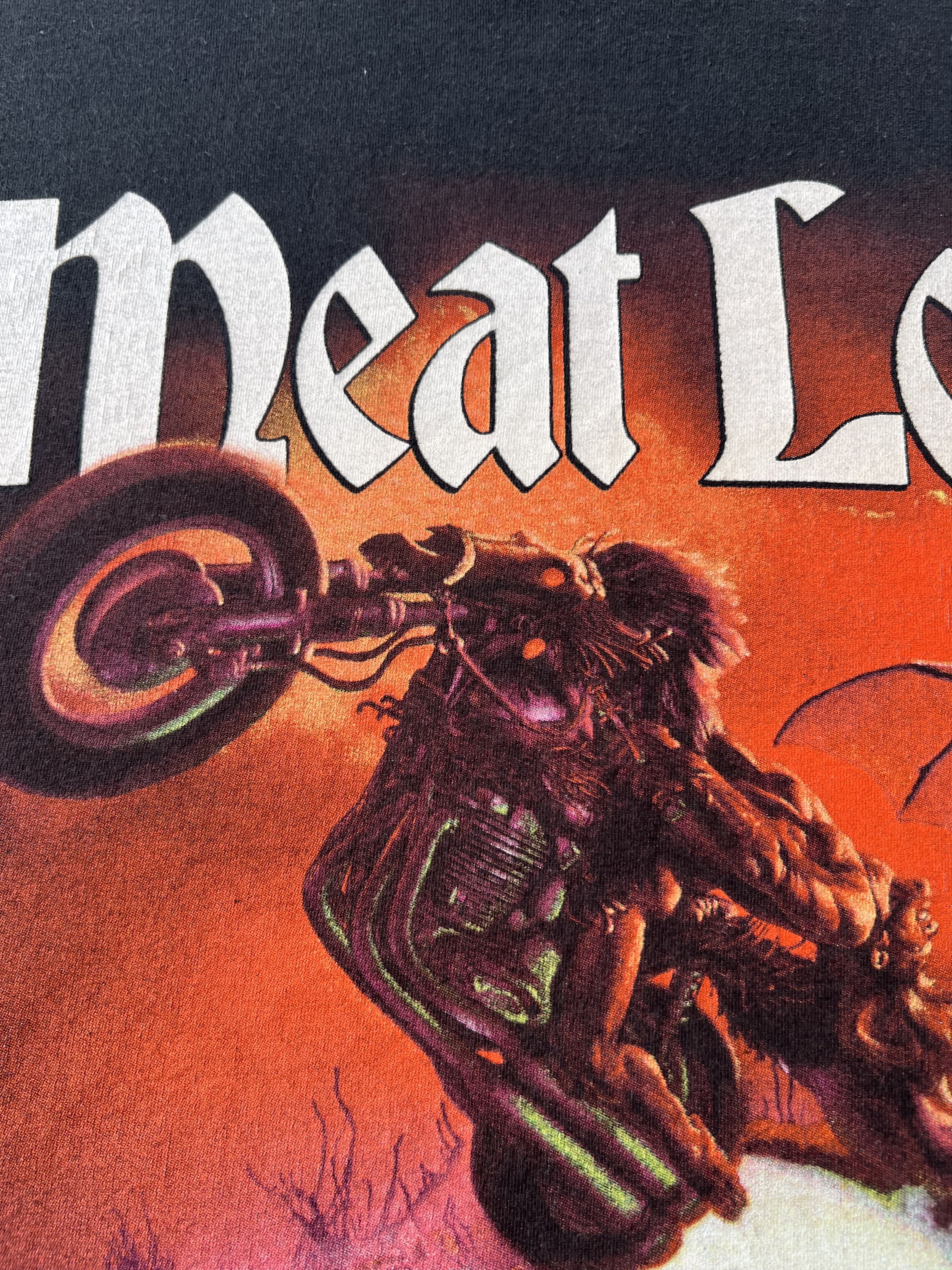Band Tees Vintage 2003 Meat Loaf Heavy Metal Band Black T-shirt Size US M / EU 48-50 / 2 - 4 Thumbnail