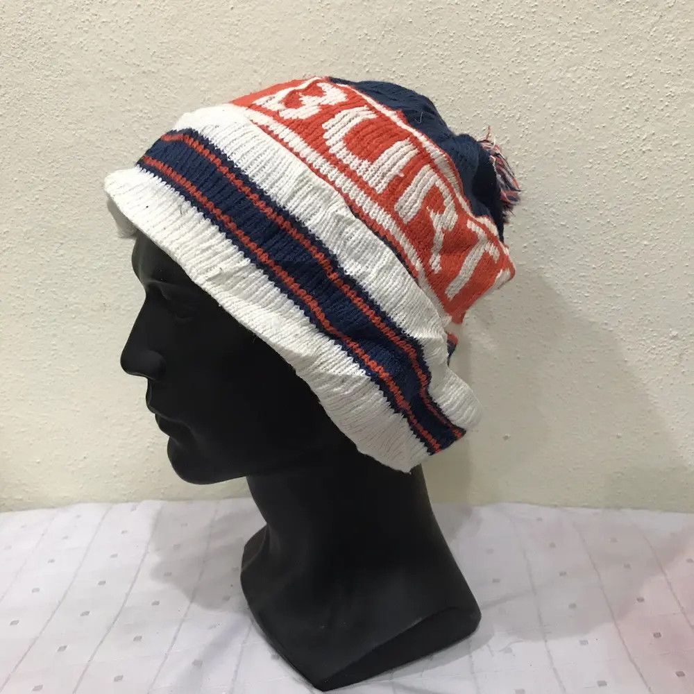 Burton × Vintage Burton Spellout Bobble Beanie Hat Size ONE SIZE - 2 Thumbnail