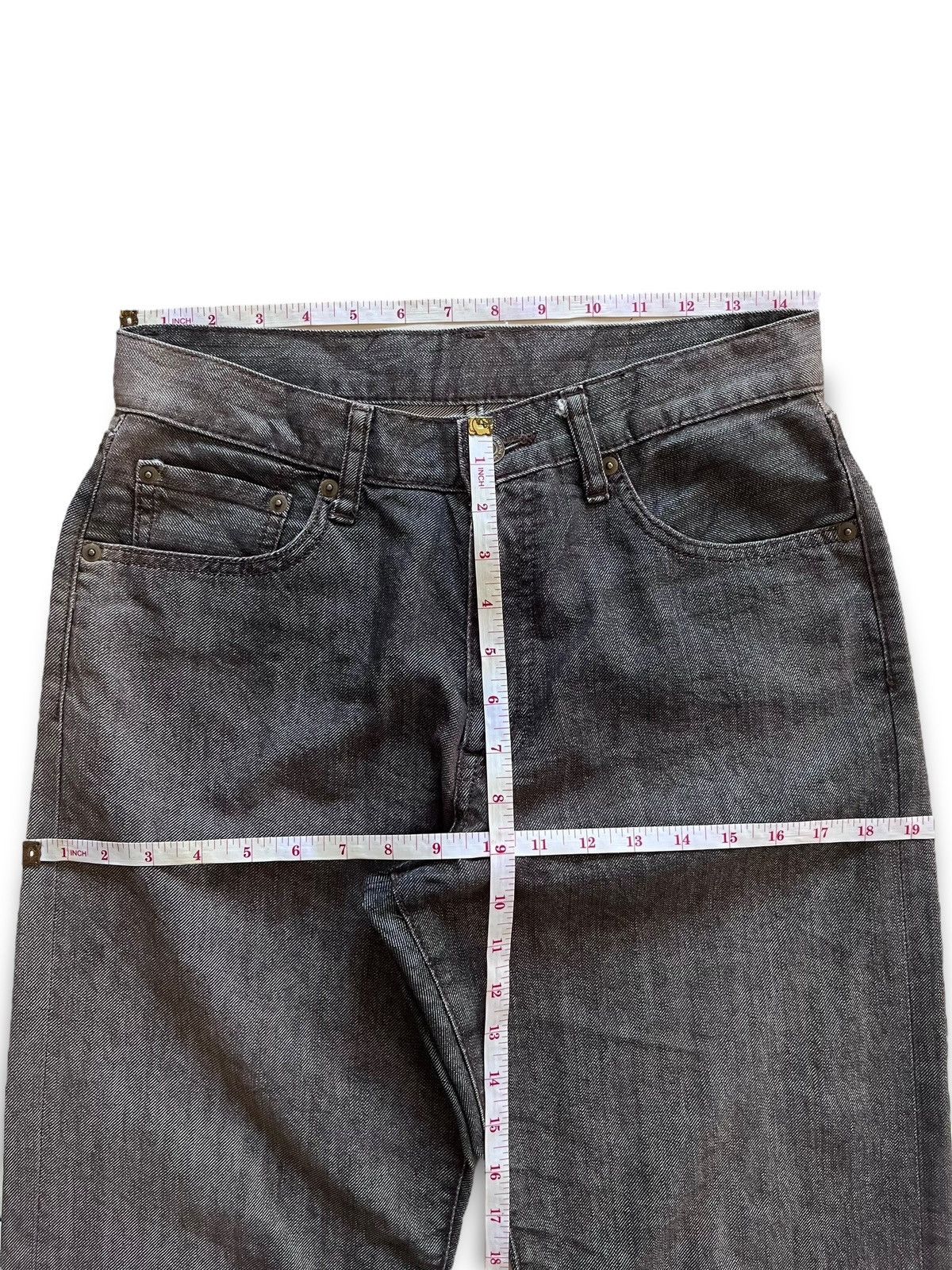 Japanese Brand × Uniqlo Vintage Japanese Uniqlo Faded Baggy Jeans 30x28 Size US 30 / EU 46 - 7 Thumbnail