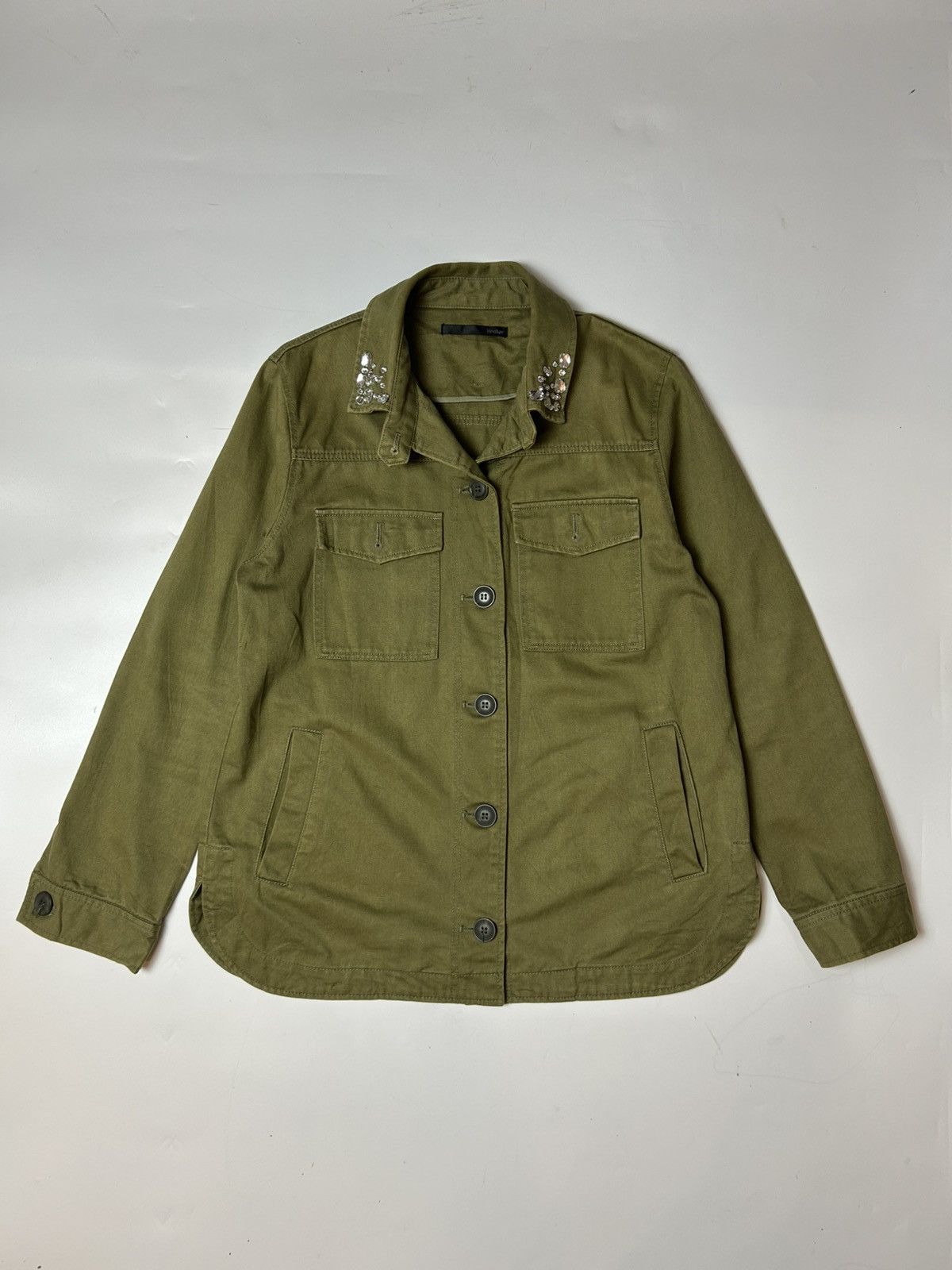 Japanese Brand HEATHER BUTTON UP SHIRT Size ONE SIZE - 1 Thumbnail