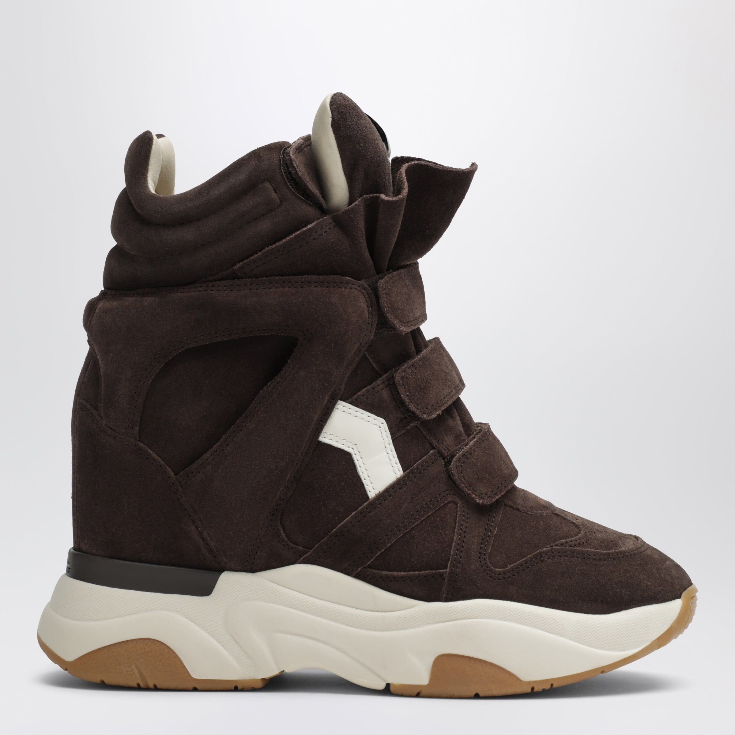 Isabel Marant Brown Suede Balskee Wedge Sneakers, Women's (Size 6)