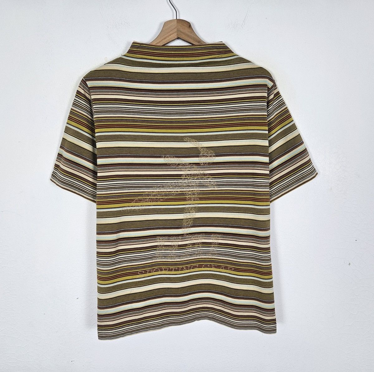 Hai Sporting Gear Hai Sporting Gear turtleneck stripe tee shirt Size US M / EU 48-50 / 2 - 3 Thumbnail
