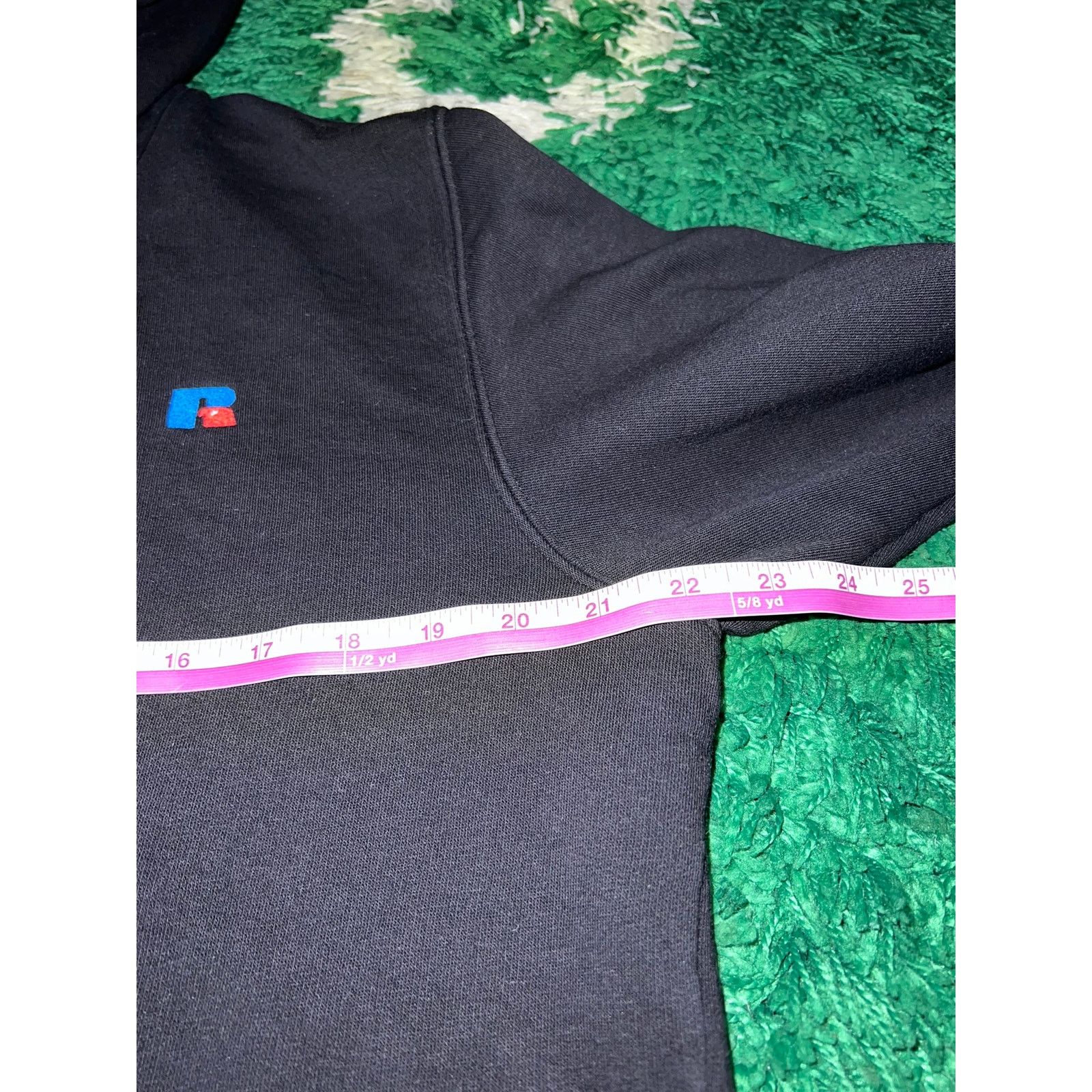 Russell Athletic Vintage Russell Athletic Hoodie Black Jacket Blank M Medium Size US M / EU 48-50 / 2 - 8 Thumbnail