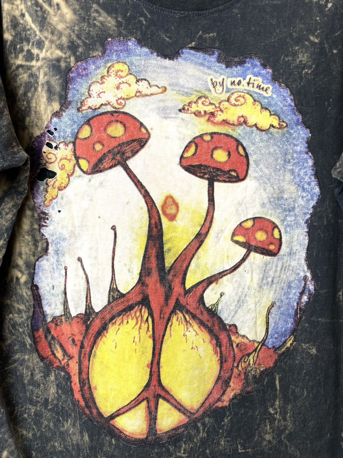 Vintage 🍄 LSD Psychedelic Mushrooms T Shirt Hype If six was nine Size US L / EU 52-54 / 3 - 2 Thumbnail