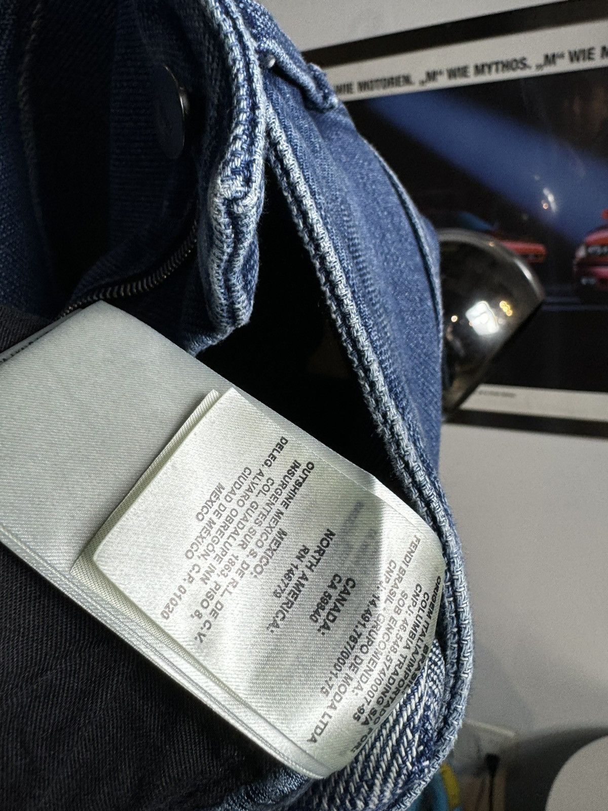 Fendi Fendi Roma Moonlight Relaxed Denim Jeans - 36/34 Size US 36 / EU 52 - 20 Thumbnail
