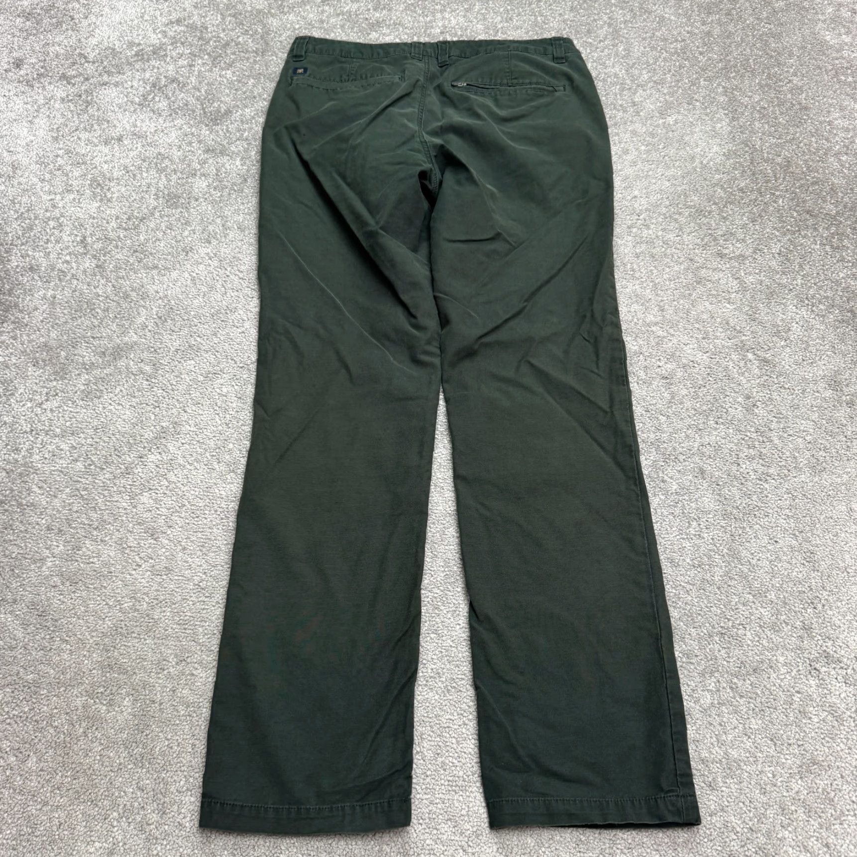 Roark Roark Chino Pants Mens 32 Dark Green Flat Front Zip Pocket Straight Leg Casual.jpg Size US 32 / EU 48 - 2 Thumbnail