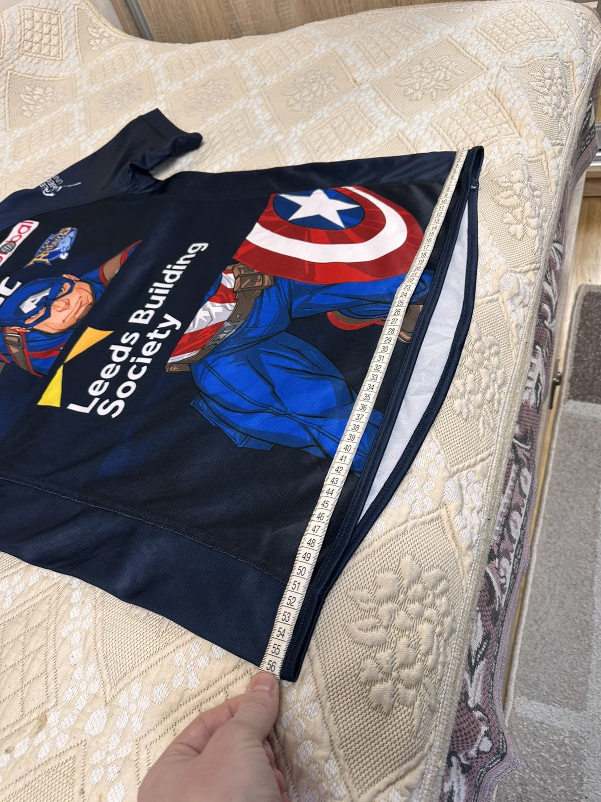 Vintage 🔥 Leeds Rhinos 2018 Captain America Rare Rugby Jersey Shirt Size US M / EU 48-50 / 2 - 8 Thumbnail