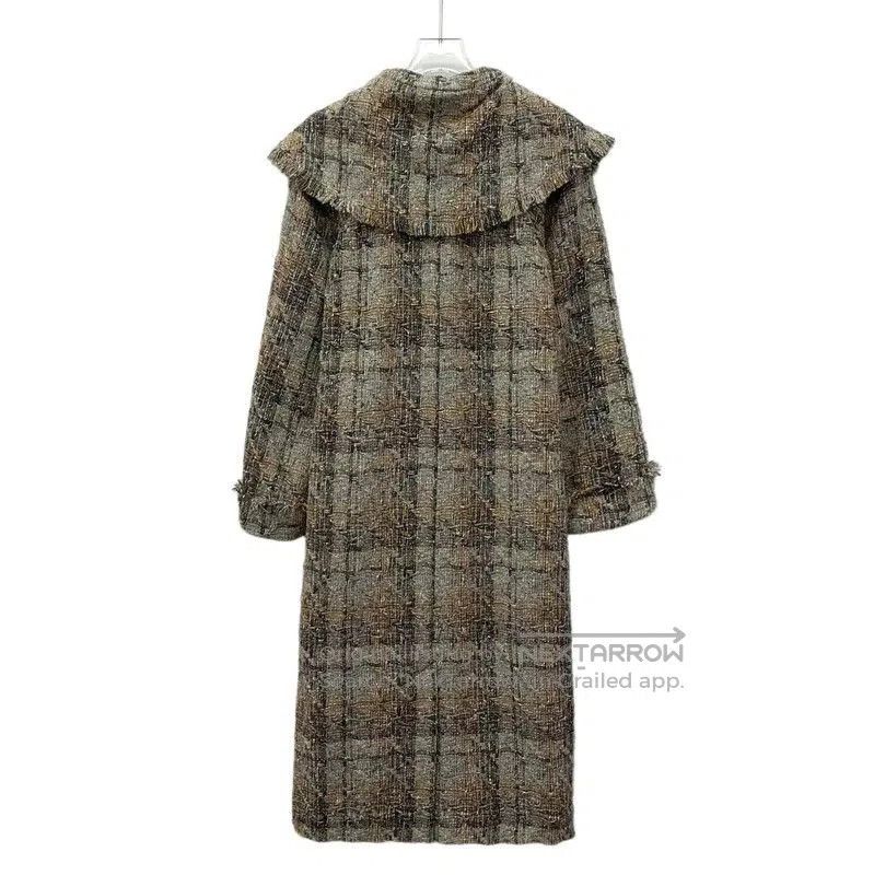 Chanel Chanel Brown Cotton Women's Coat . Size XS / US 0-2 / IT 36-38 - 2 Thumbnail