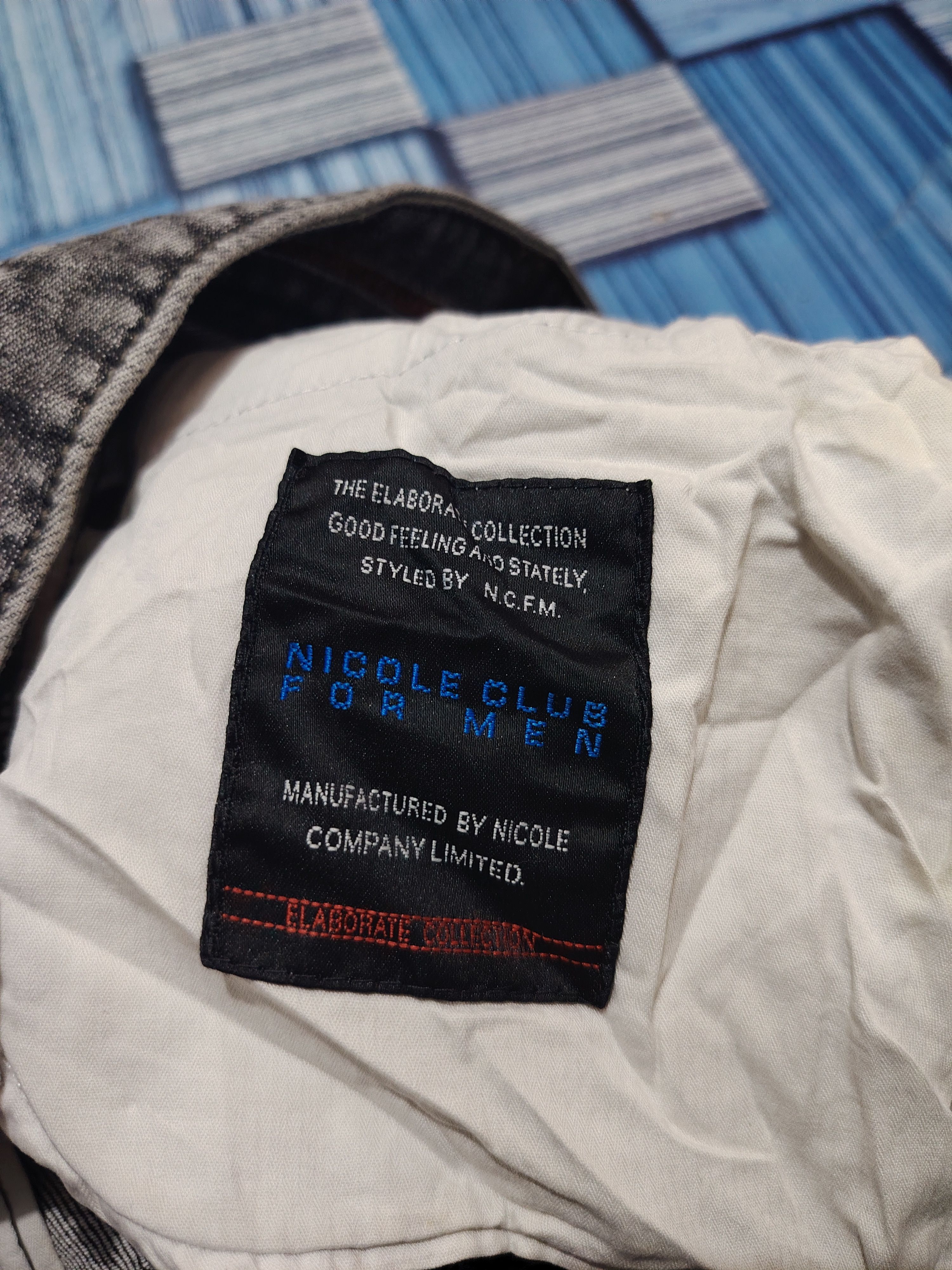If Six Was Nine Nicole Club Double Waist NCFM Distressed jeans Flared Jeans Size US 33 - 15 Thumbnail