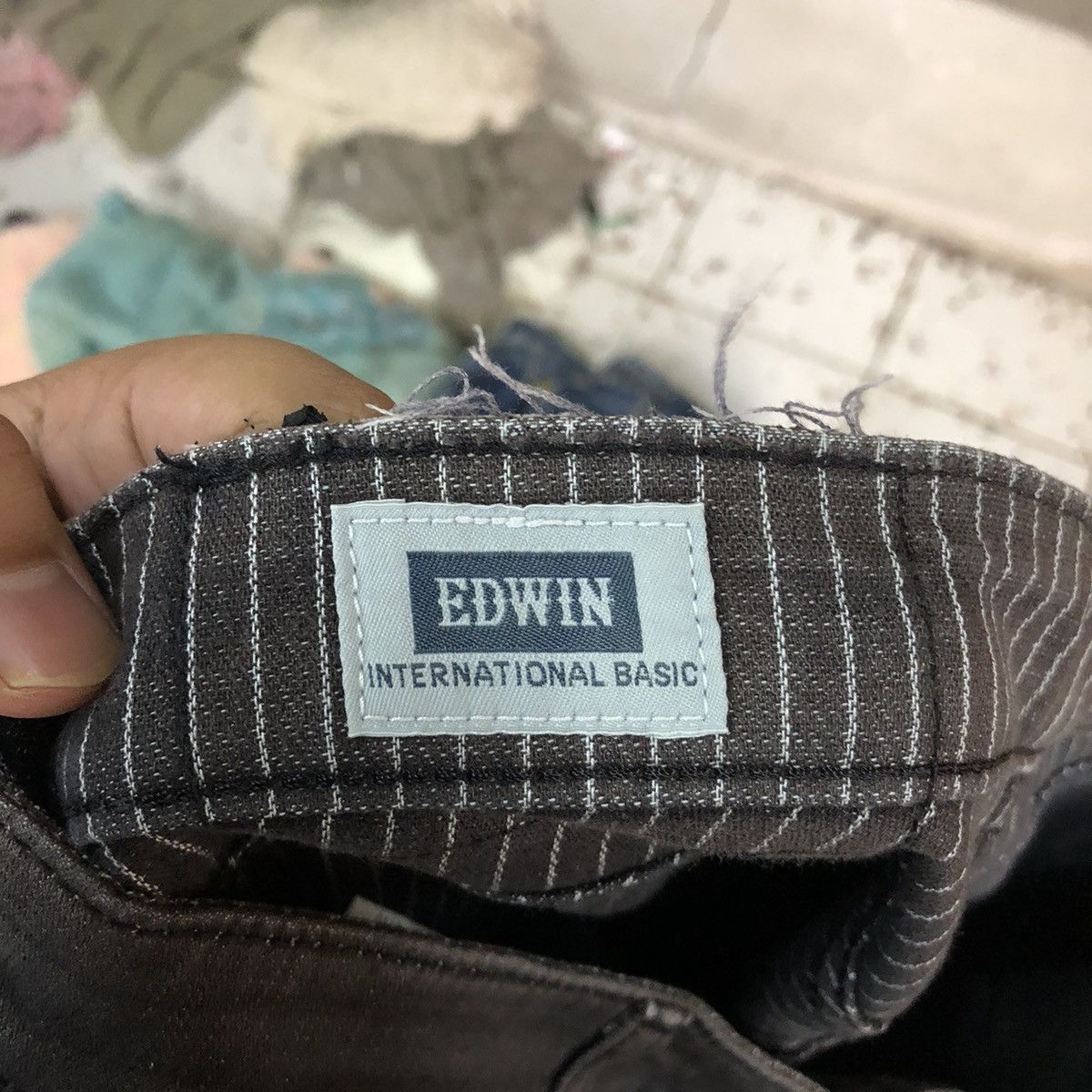 Edwin DL Edwin Black vintage japan Casual Pants #S2758DL Size US 28 / EU 44 - 18 Thumbnail