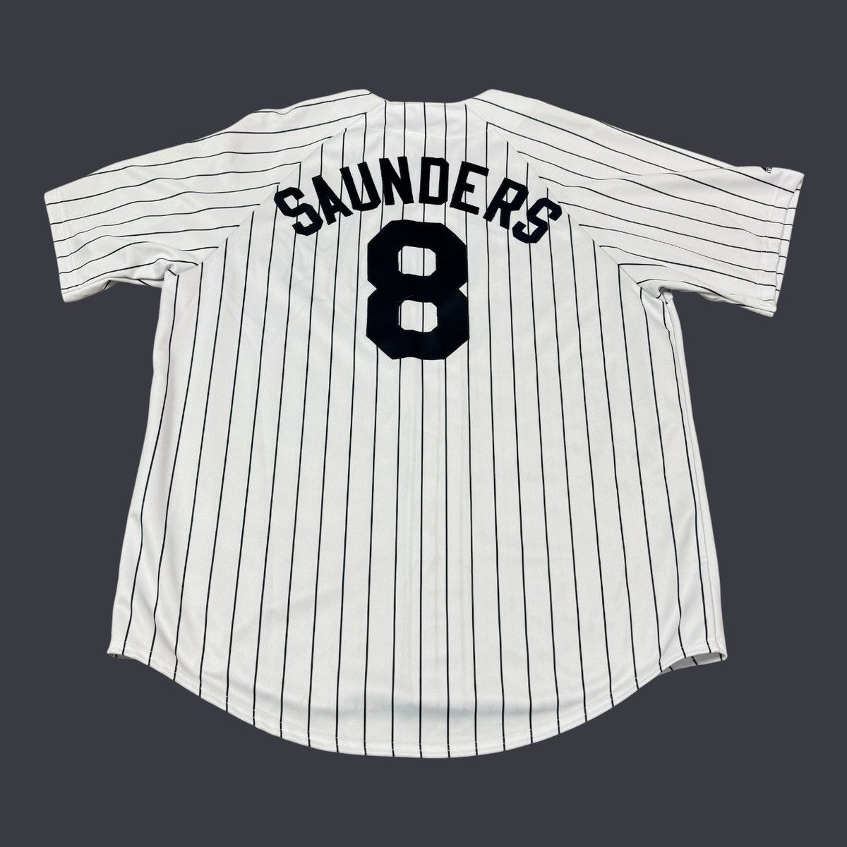 Majestic 2003 World Series New York Yankees #8 Custom Jersey Men's XL Size US XL / EU 56 / 4 - 4 Thumbnail