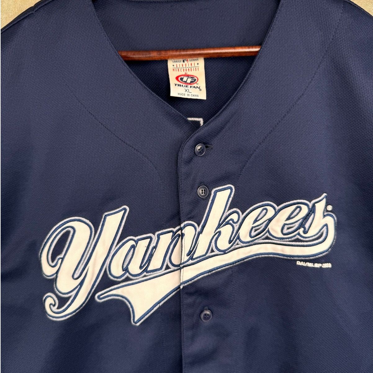 MLB × Vintage 2003 New York Yankees Alfonso Soriano Jersey Sz XL Navy Blue Size US XL / EU 56 / 4 - 8 Thumbnail