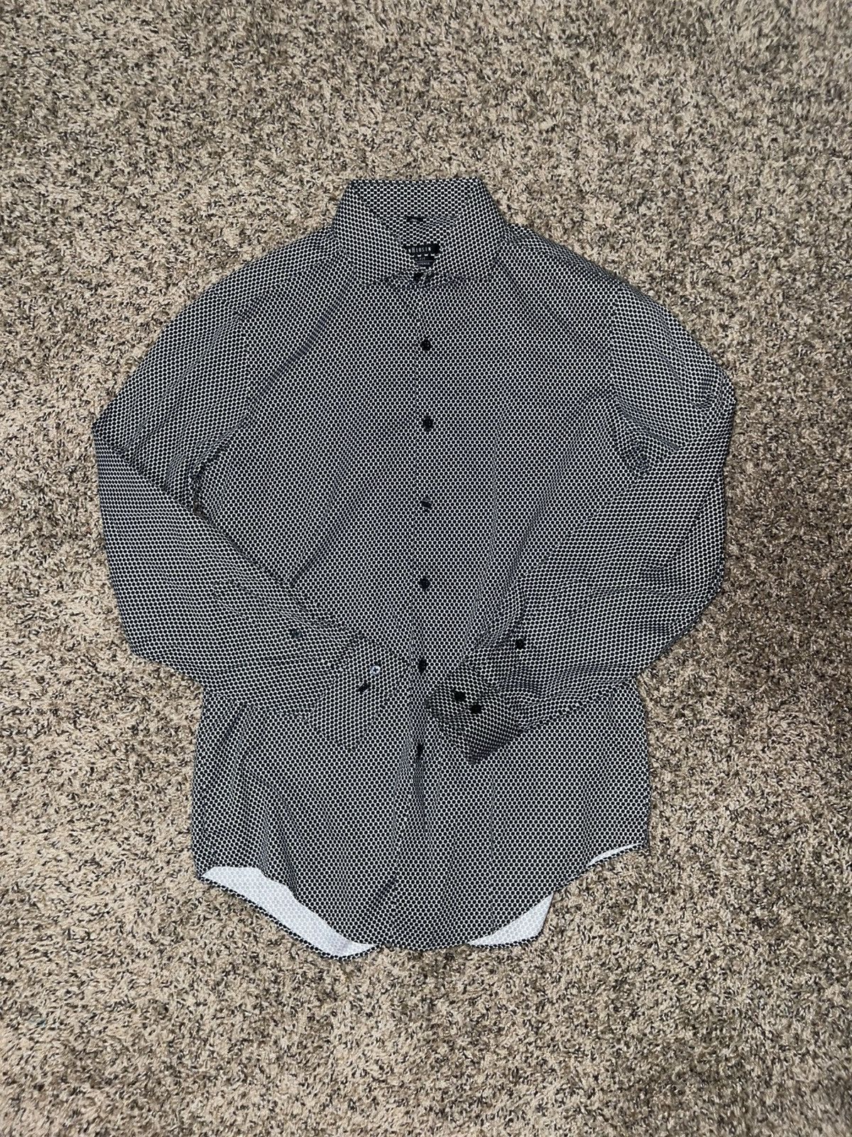 Van Heusen Hexagon Long Sleeve Button Up Size US M / EU 48-50 / 2 - 1 Preview