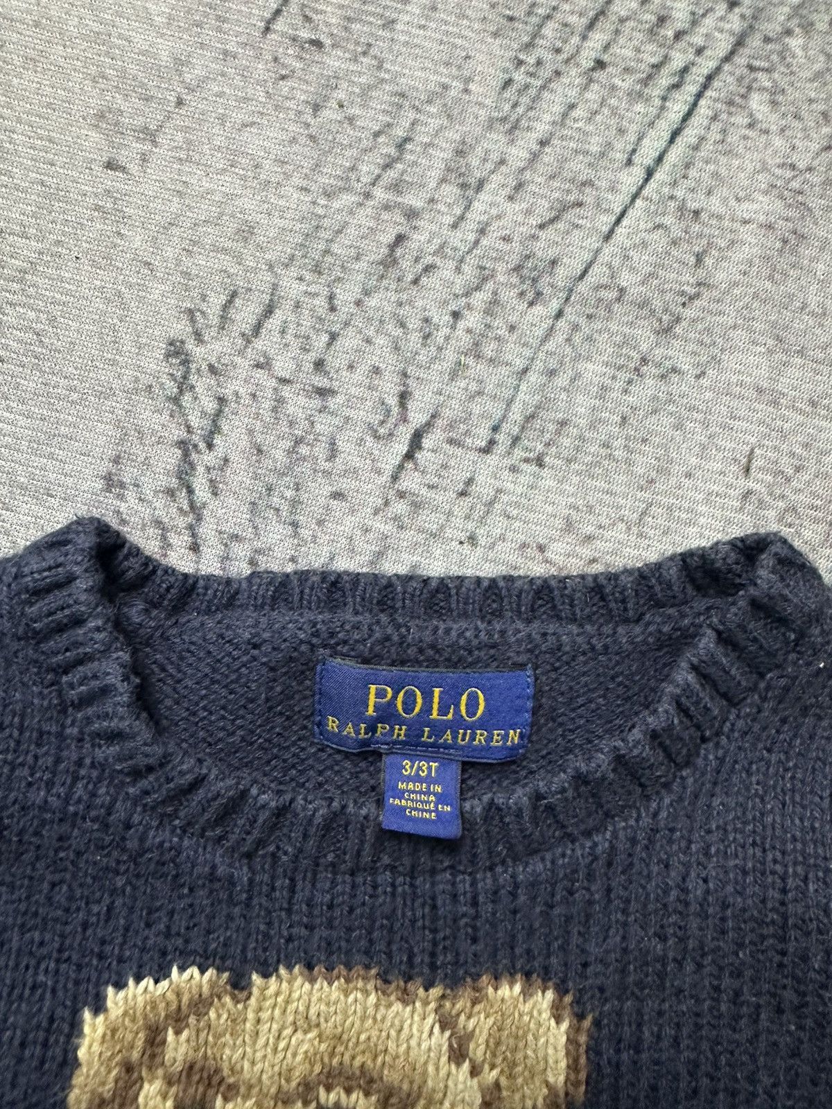 Polo Ralph Lauren × Ralph Lauren Polo Bear Knitwear By Ralph Lauren for Kid Size XXS / US 00 / IT 34 - 3 Thumbnail