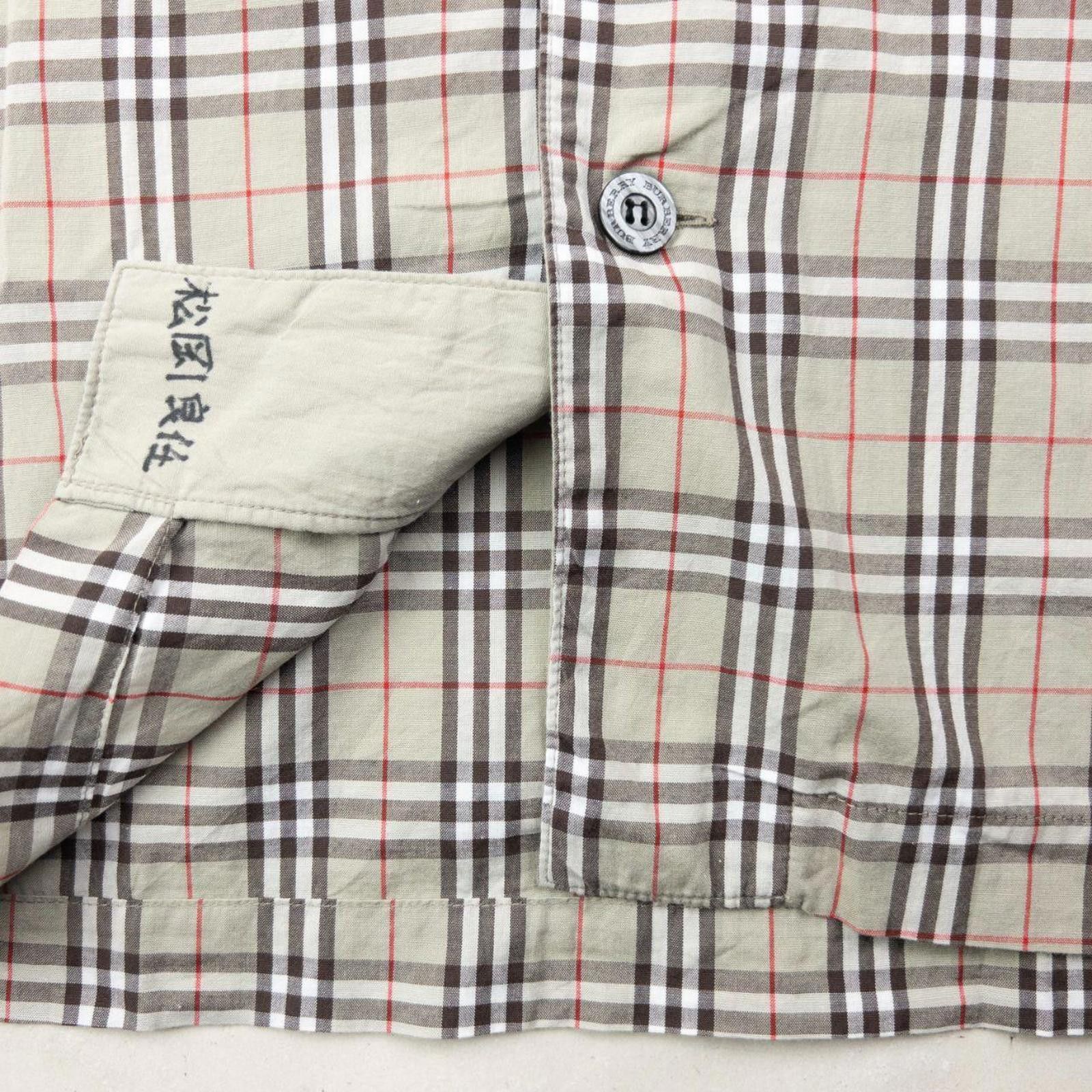 Burberry Vintage 2000s Burberry Nova Check Long Sleeve Pyjama Shirt M Size US M / EU 48-50 / 2 - 5 Thumbnail